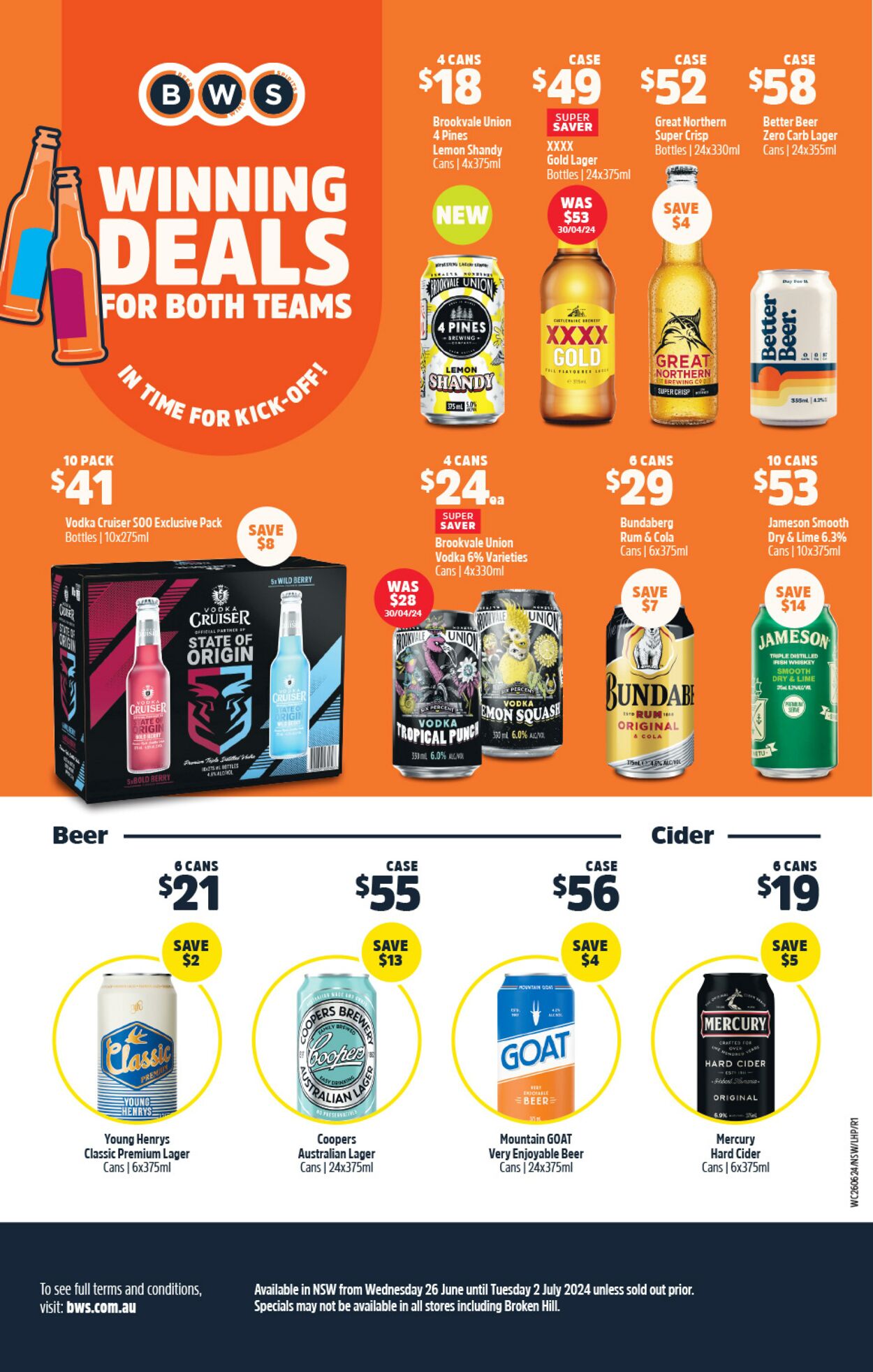 Catalogue Woolworths 26.06.2024 - 02.07.2024