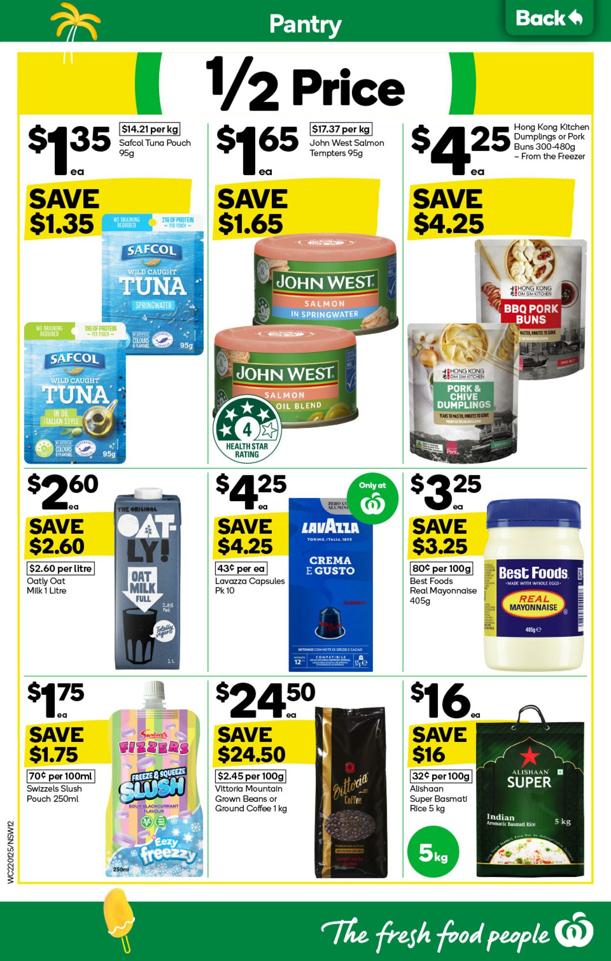 Catalogue Woolworths 22.01.2025 - 28.01.2025