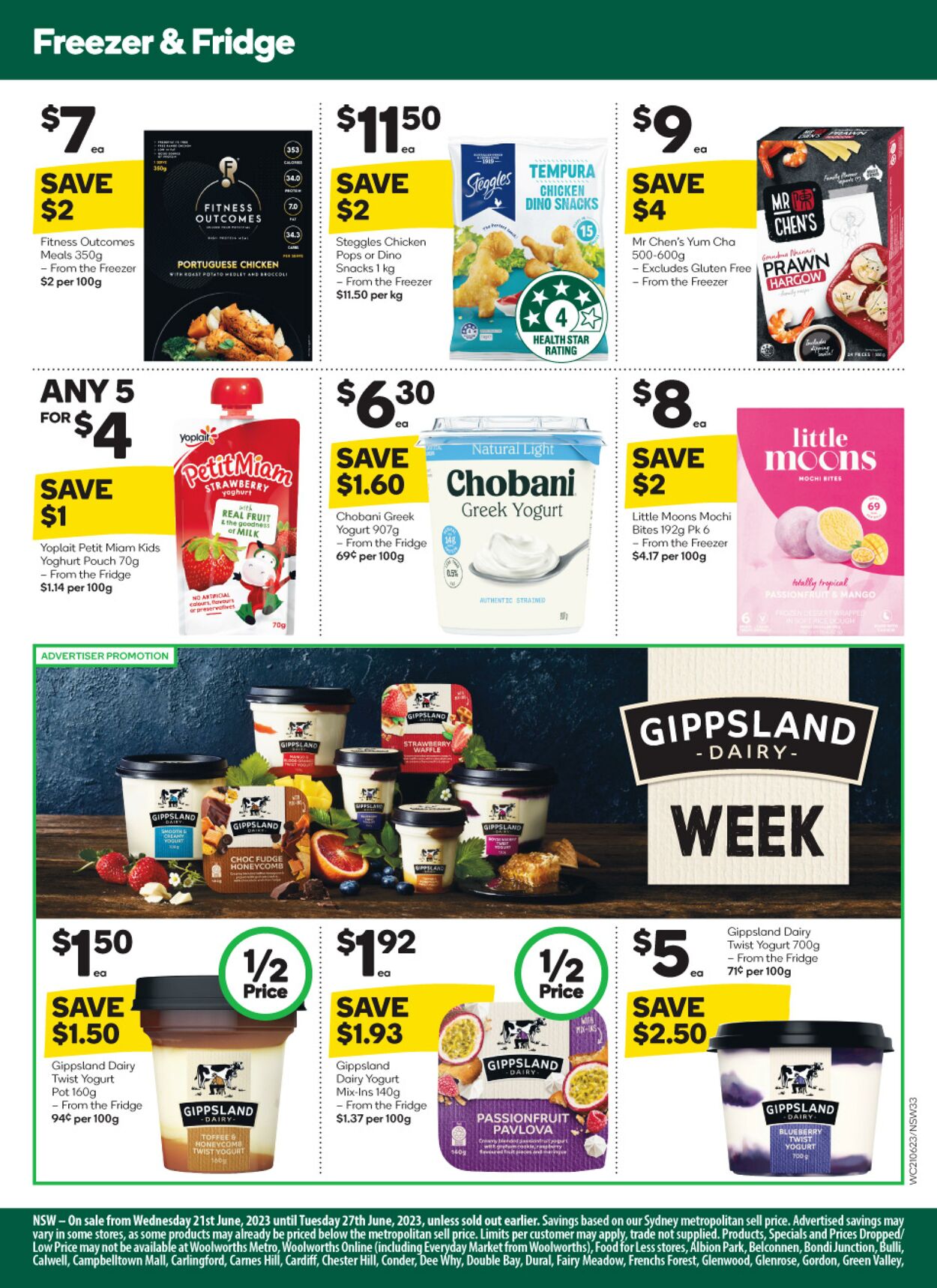 Catalogue Woolworths 21.06.2023 - 27.06.2023