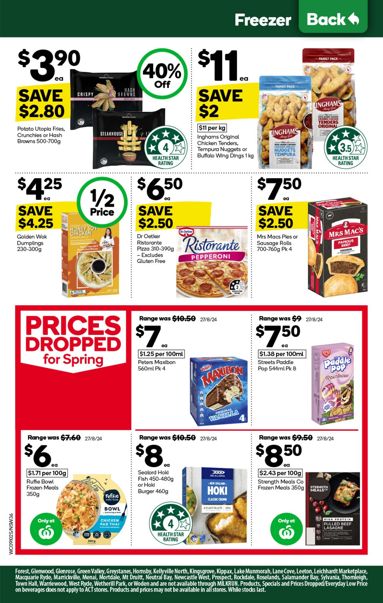 Catalogue Woolworths 09.10.2024 - 15.10.2024