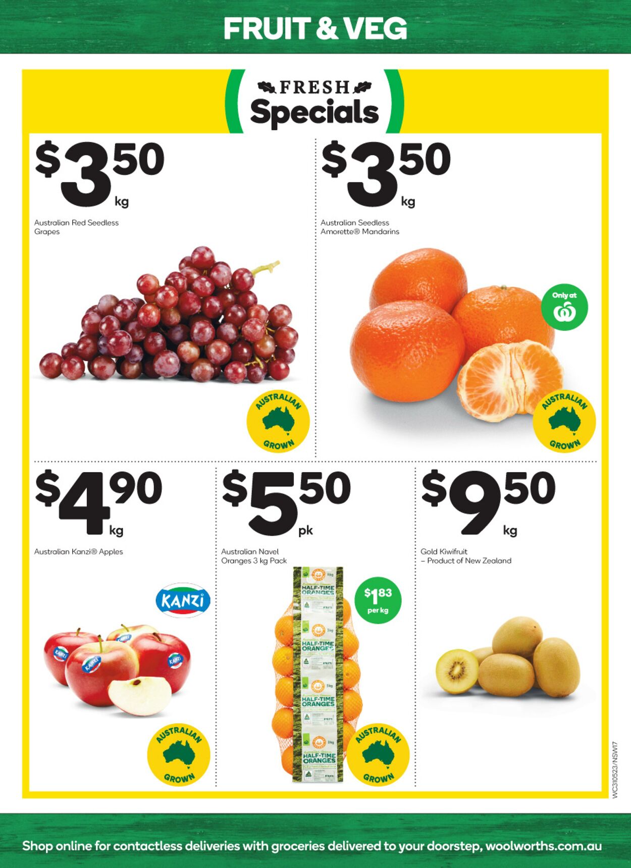 Catalogue Woolworths 31.05.2023 - 06.06.2023