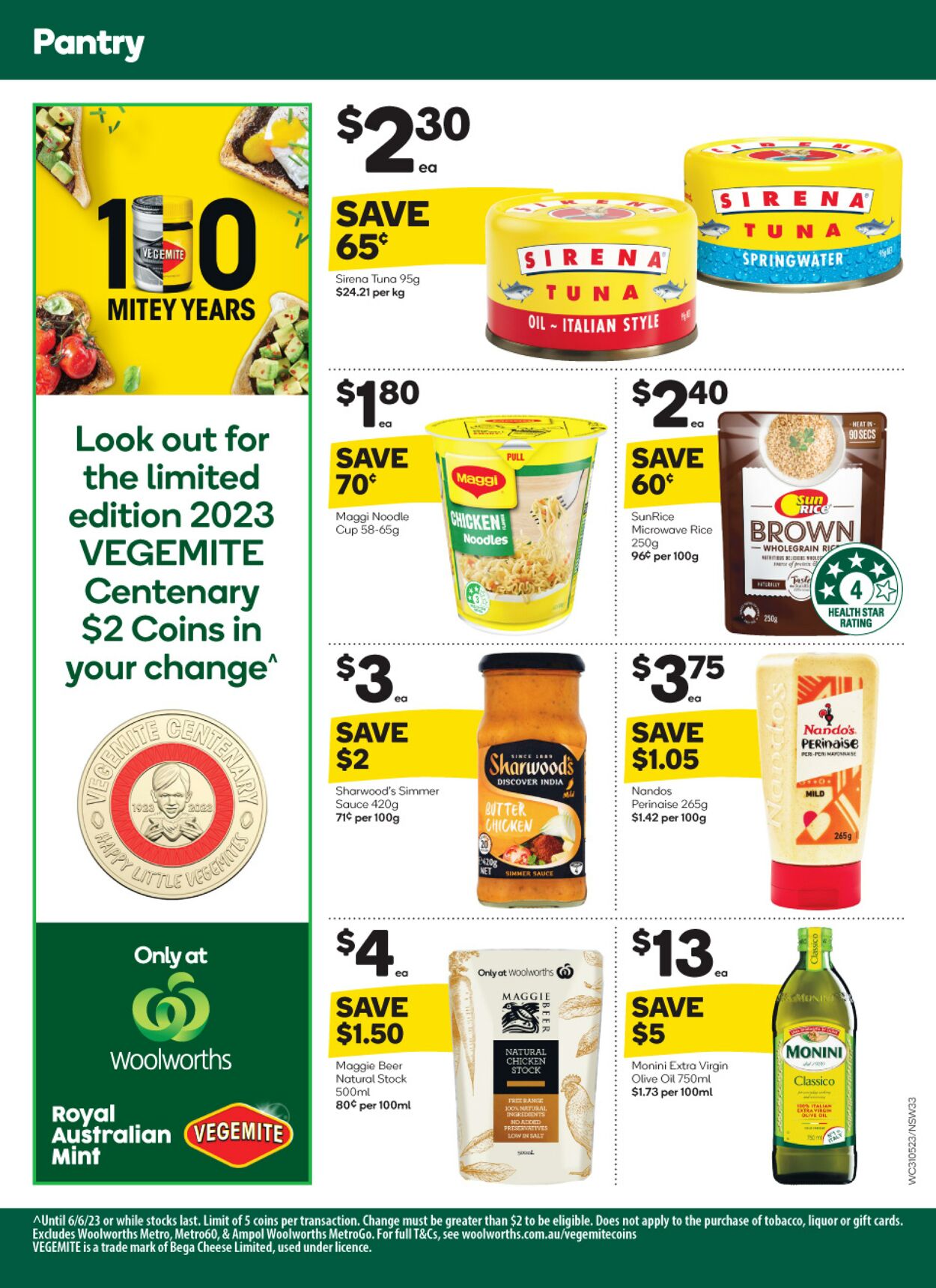 Catalogue Woolworths 31.05.2023 - 06.06.2023