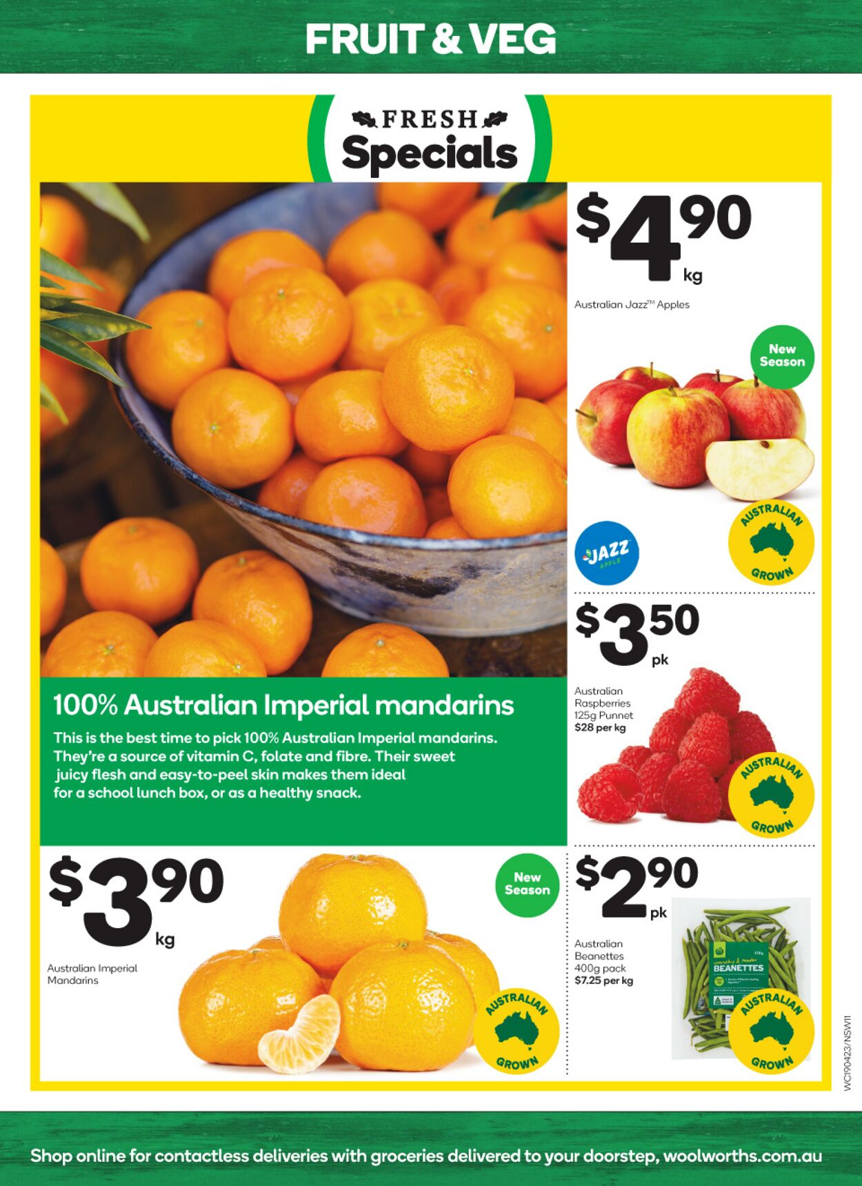 Catalogue Woolworths 19.04.2023 - 25.04.2023