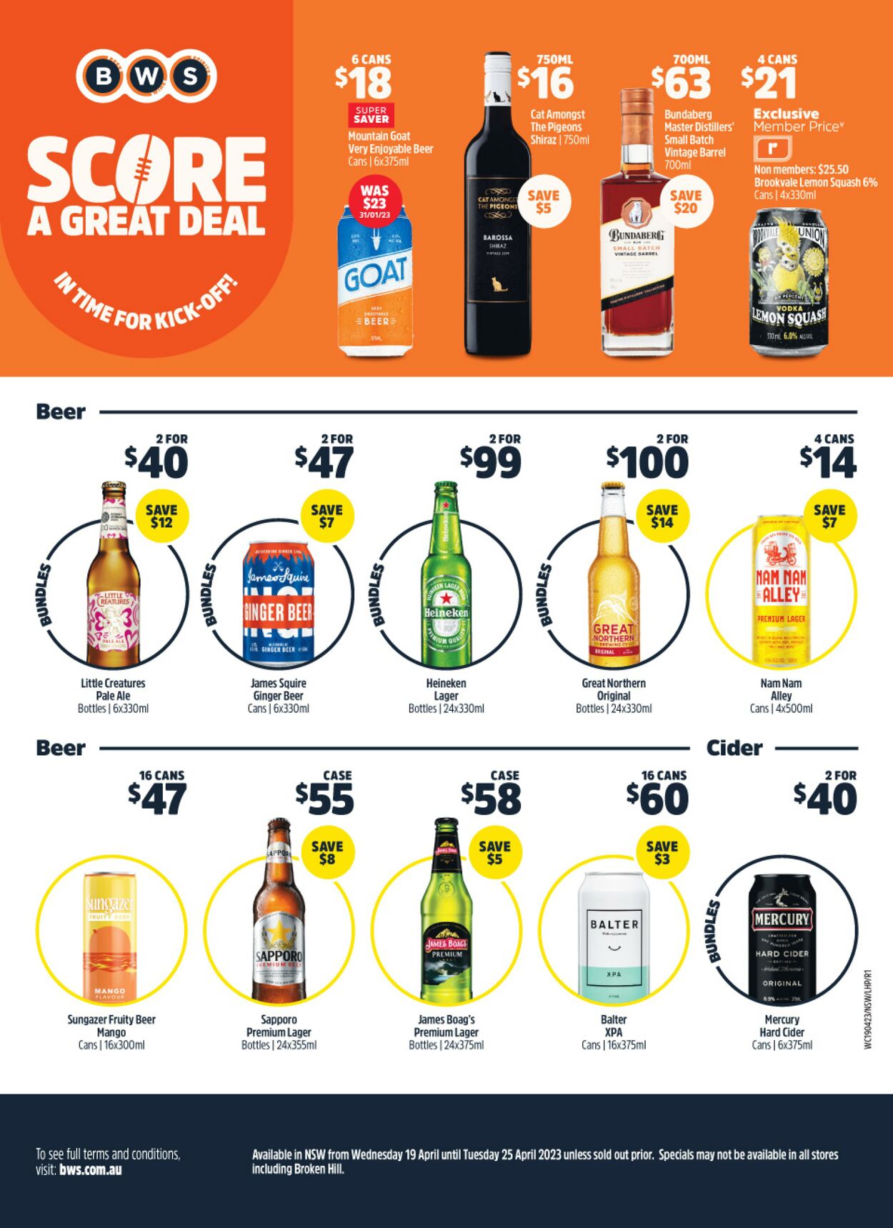 Catalogue Woolworths 19.04.2023 - 25.04.2023