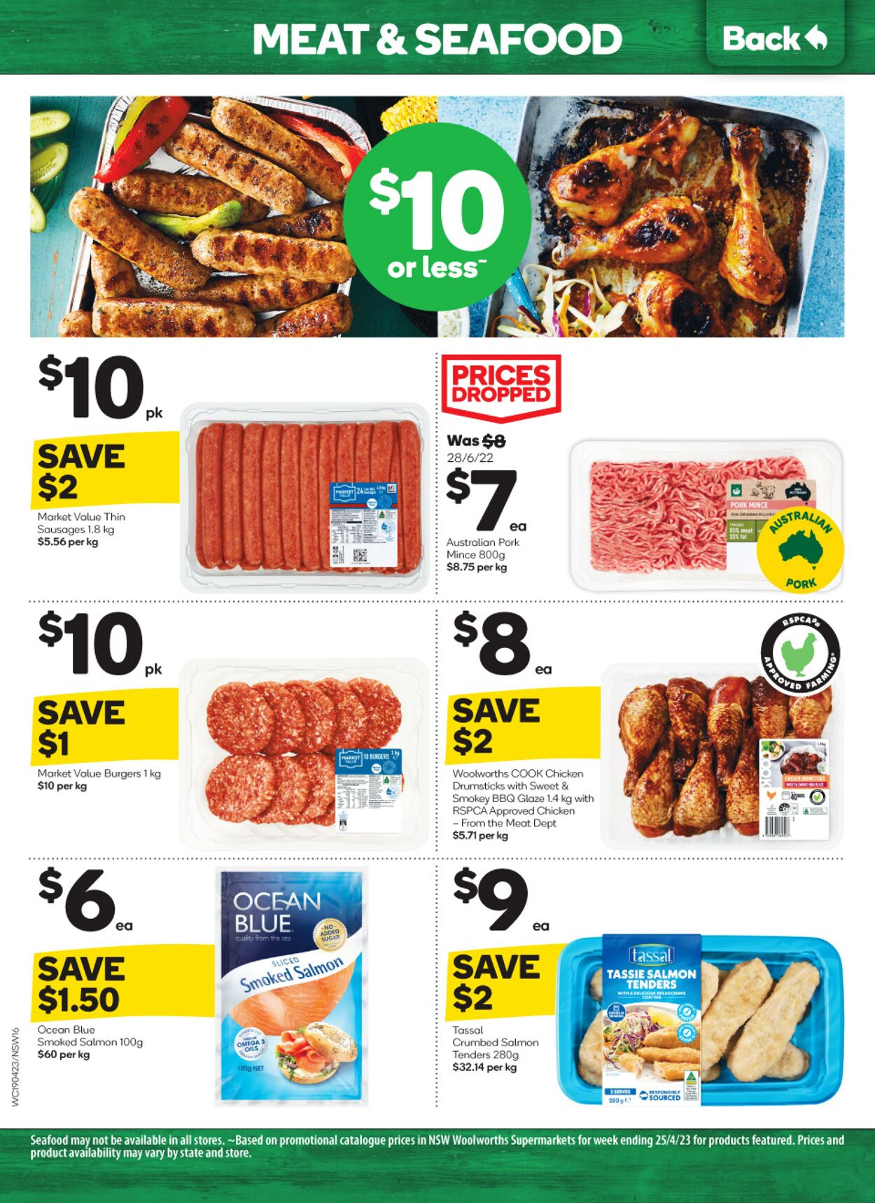 Catalogue Woolworths 19.04.2023 - 25.04.2023