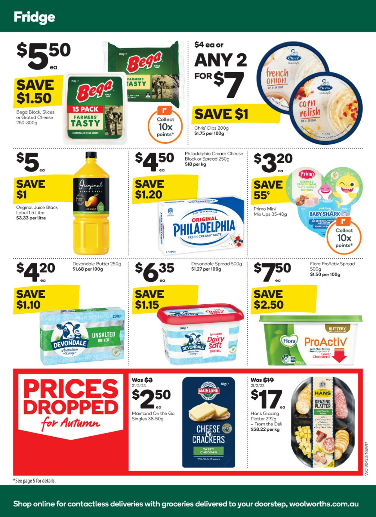 Catalogue Woolworths 19.04.2023 - 25.04.2023