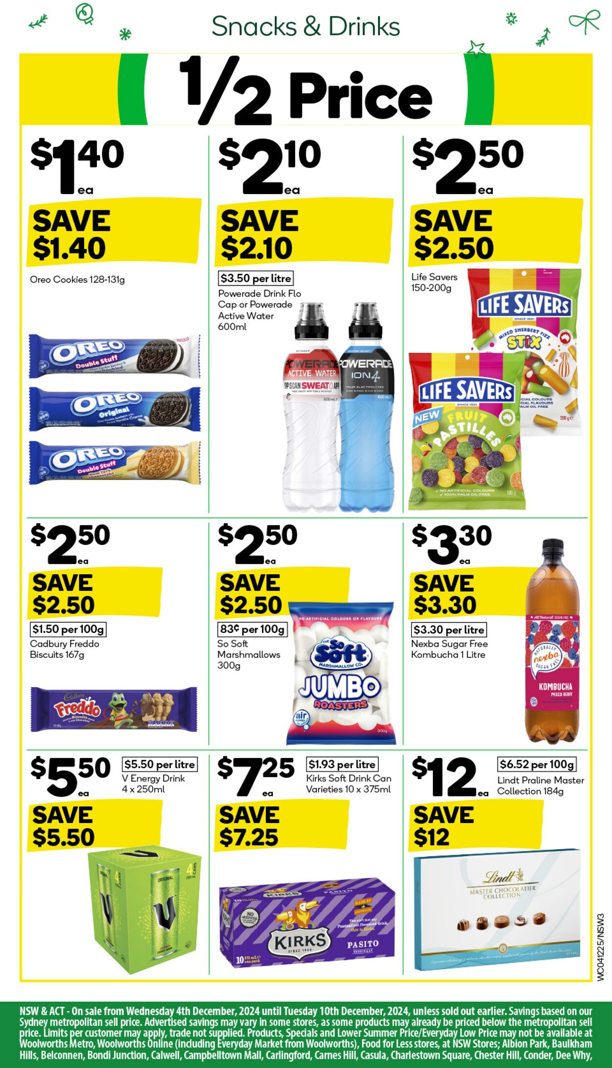 Catalogue Woolworths 04.12.2024 - 10.12.2024