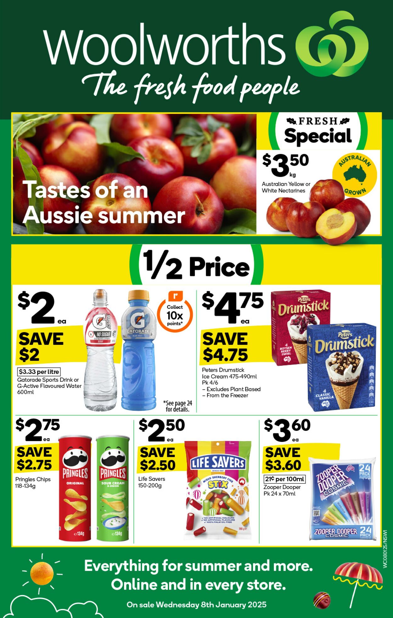 Catalogue Woolworths - Weekly Specials Catalogue NSW 8 Jan, 2025 - 14 Jan, 2025