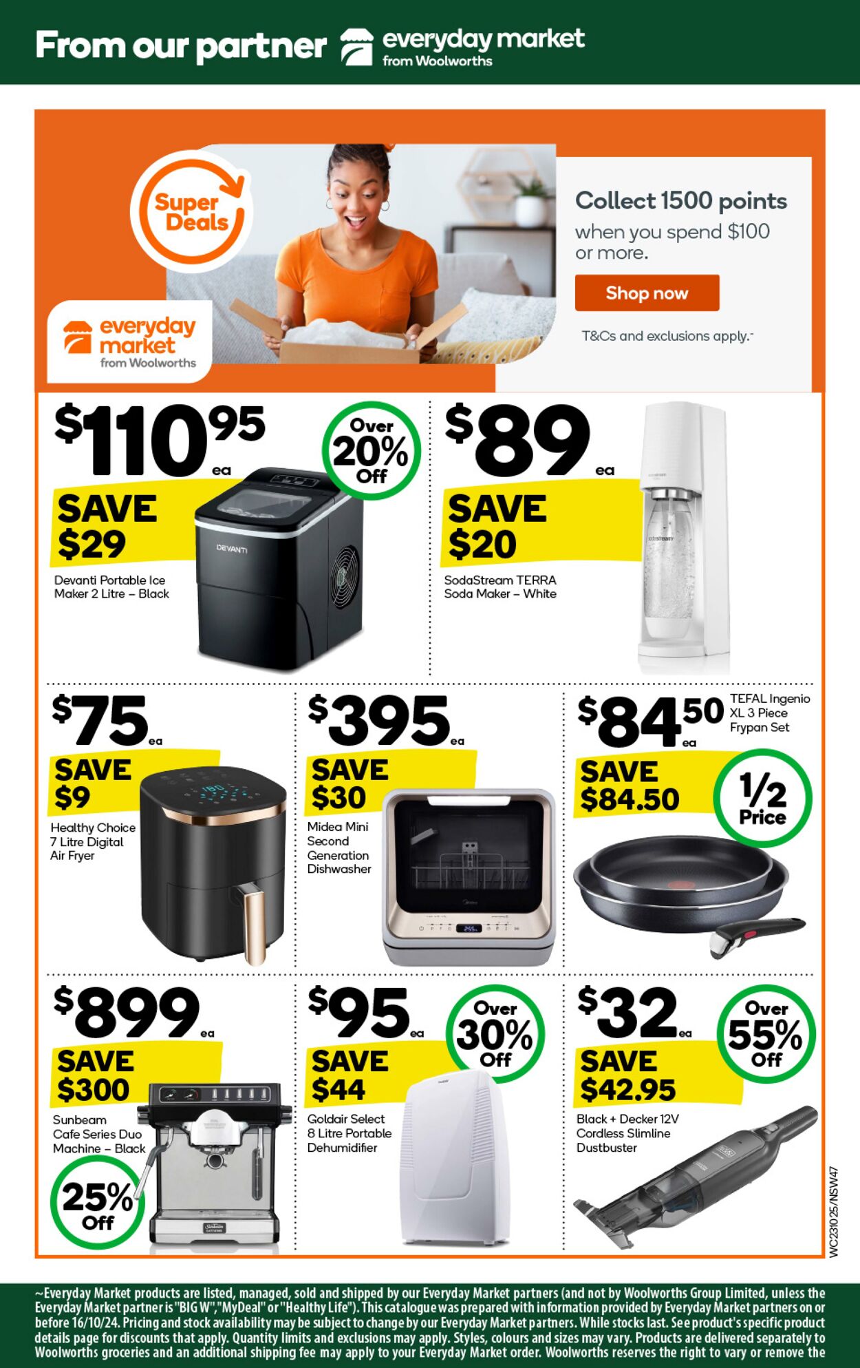 Catalogue Woolworths 23.10.2024 - 29.10.2024