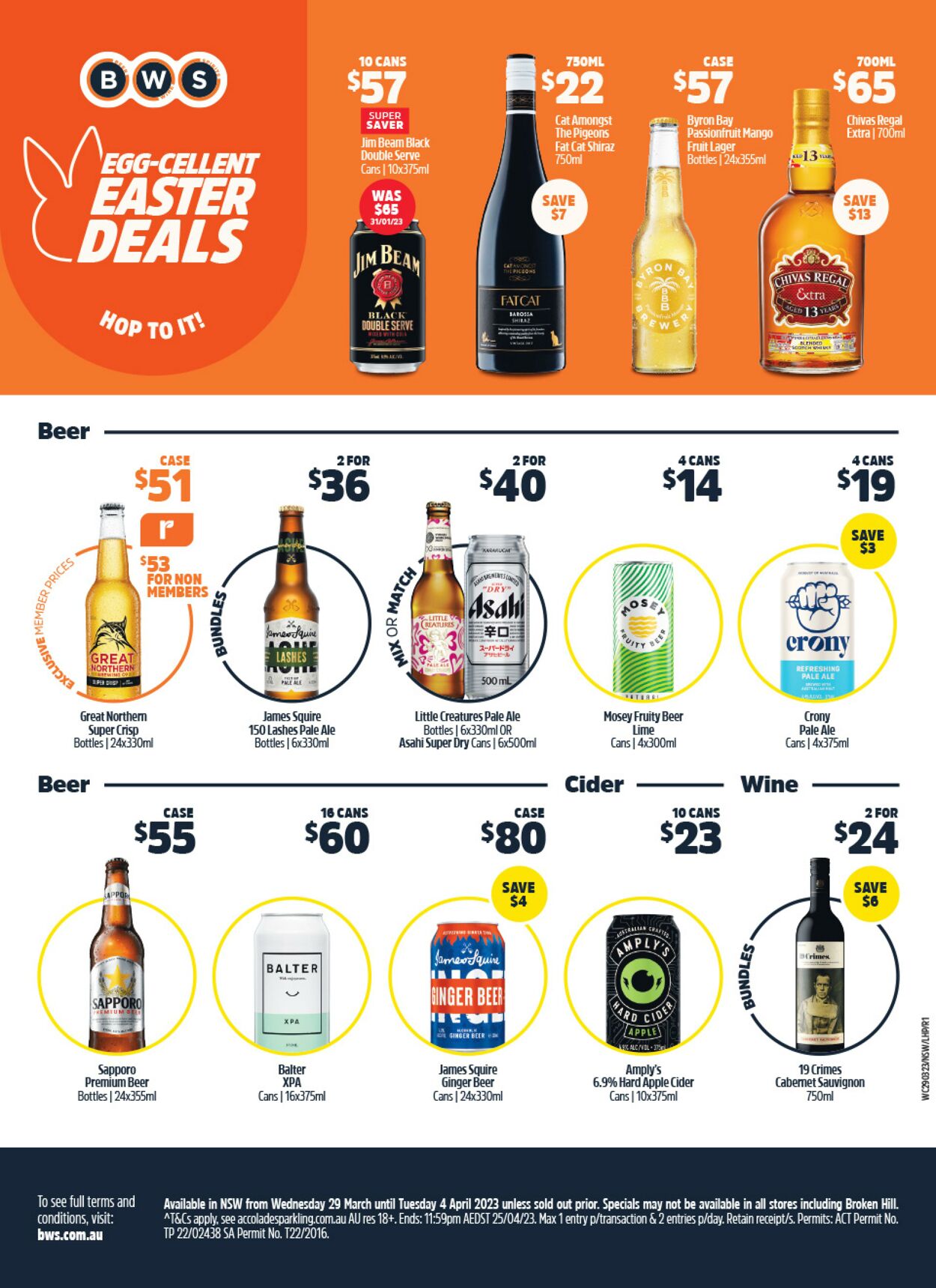 Catalogue Woolworths 29.03.2023 - 04.04.2023