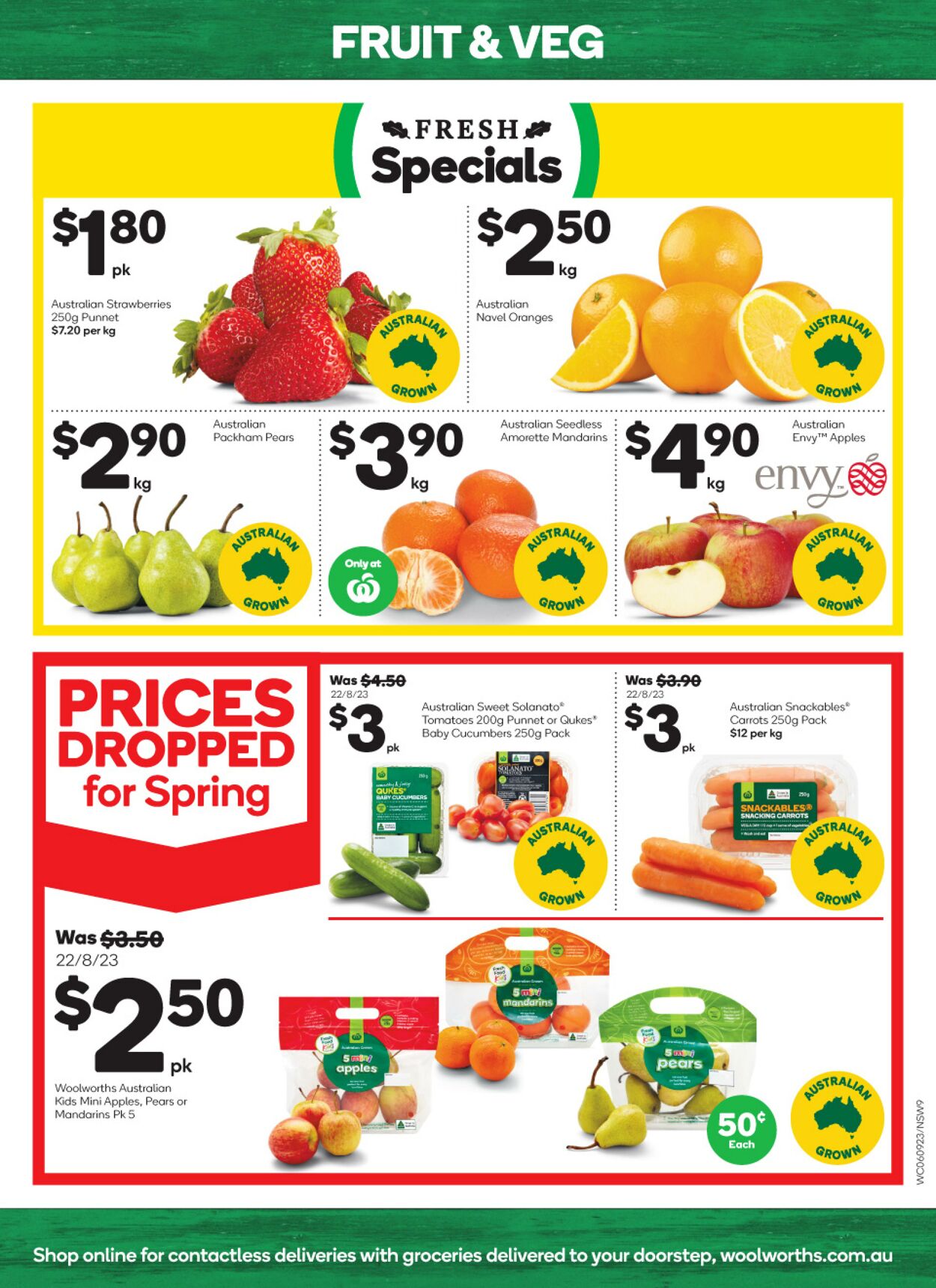 Catalogue Woolworths 06.09.2023 - 12.09.2023