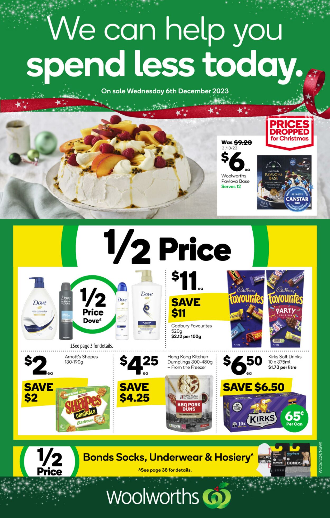 Catalogue Woolworths - Weekly Specials Catalogue NSW 6 Dec, 2023 - 12 Dec, 2023