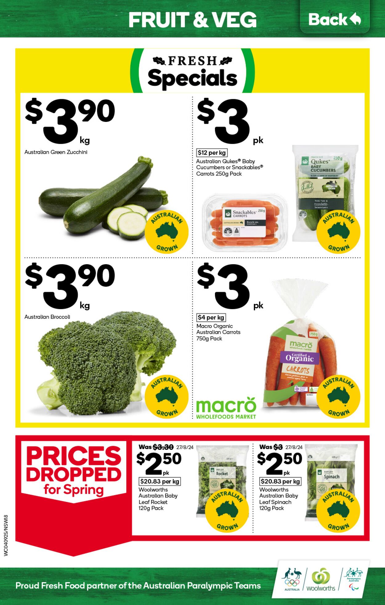 Catalogue Woolworths 04.09.2024 - 10.09.2024