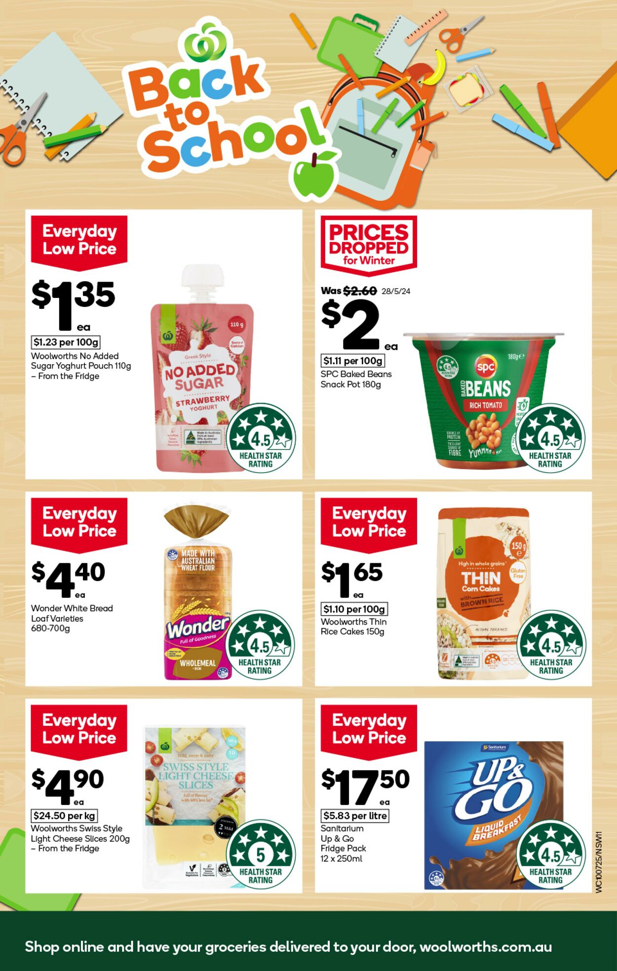 Catalogue Woolworths 10.07.2024 - 16.07.2024