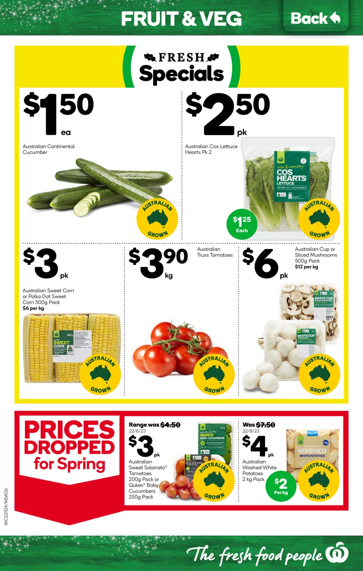 Catalogue Woolworths 22.11.2023 - 28.11.2023