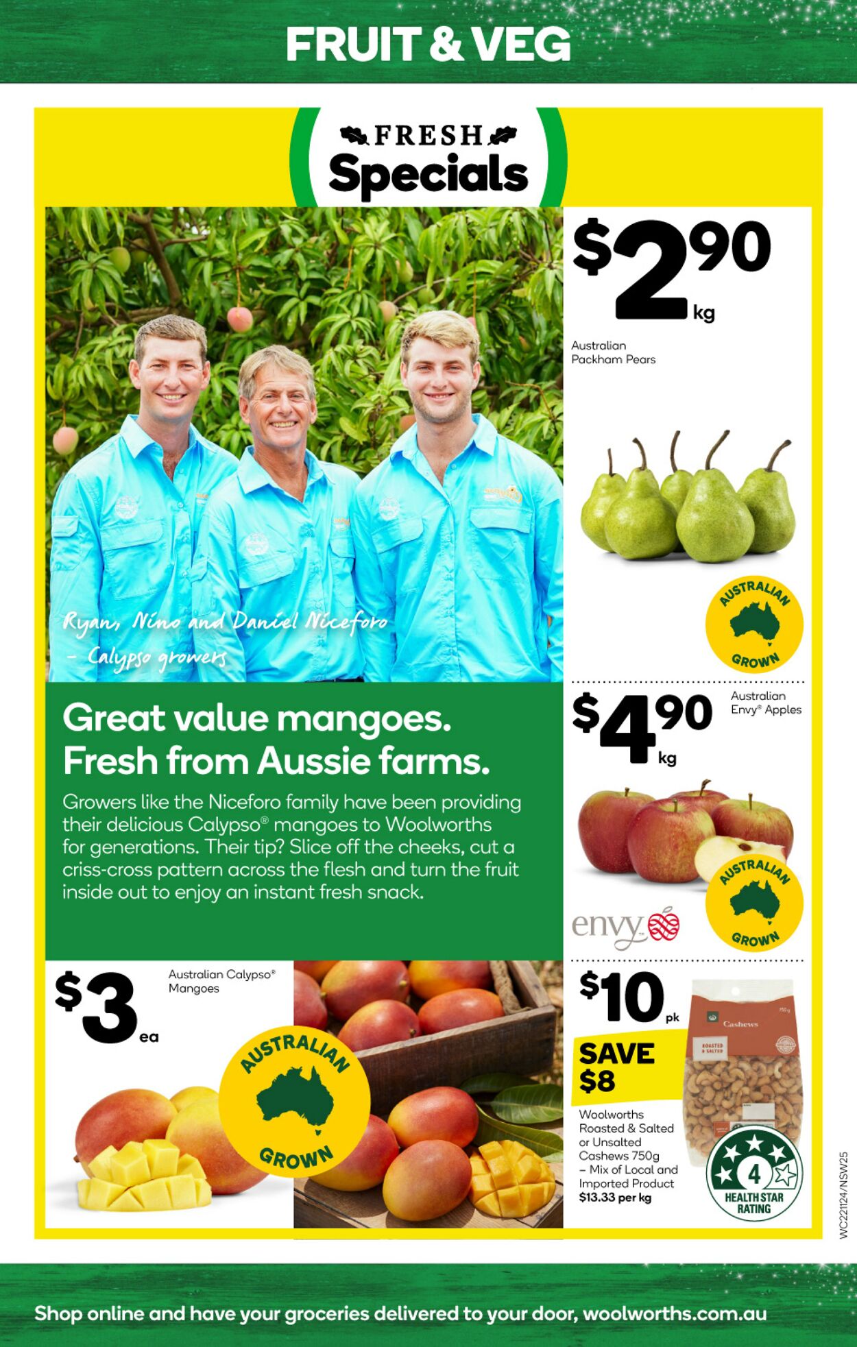 Catalogue Woolworths 22.11.2023 - 28.11.2023