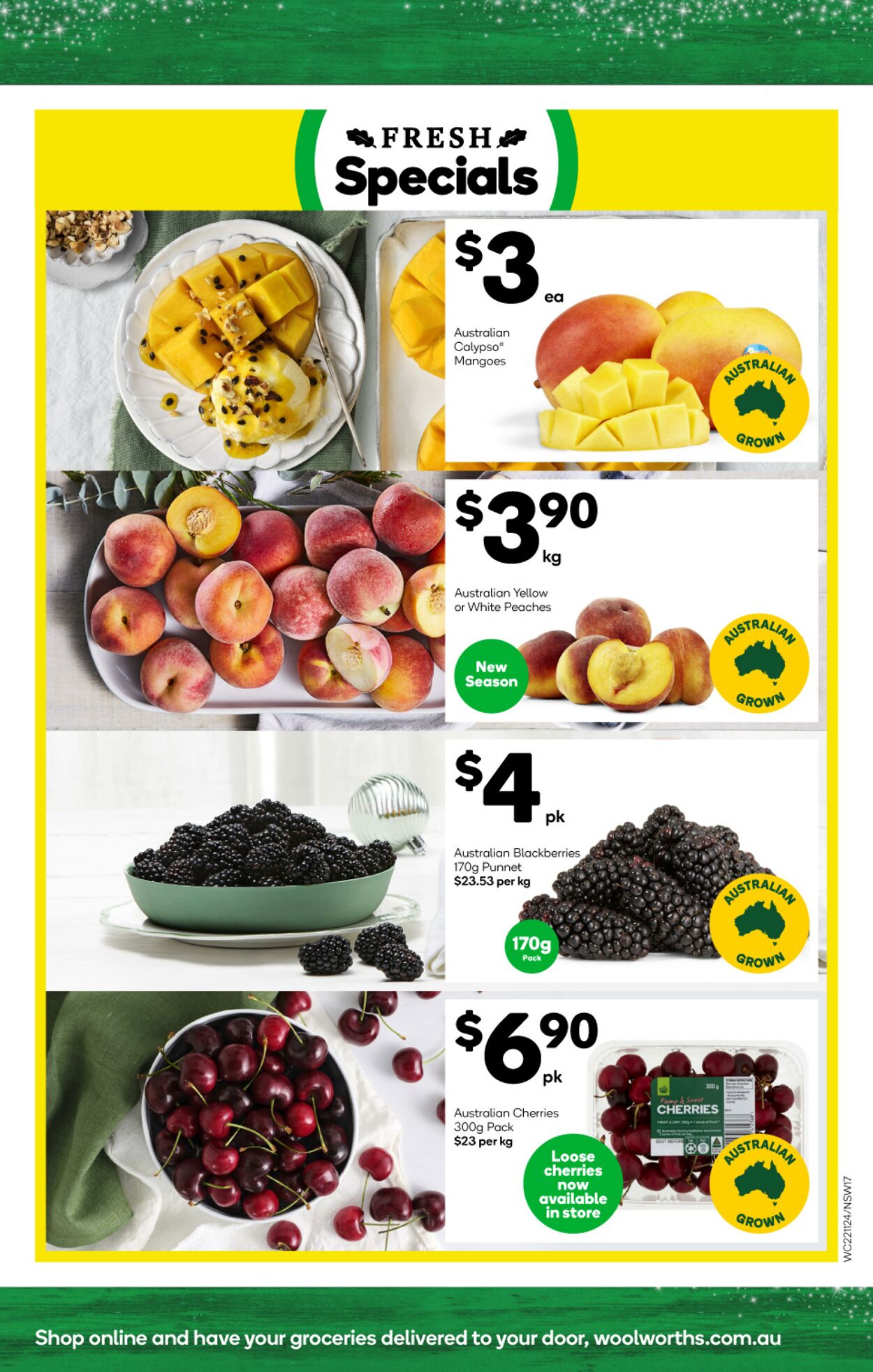 Catalogue Woolworths 22.11.2023 - 28.11.2023