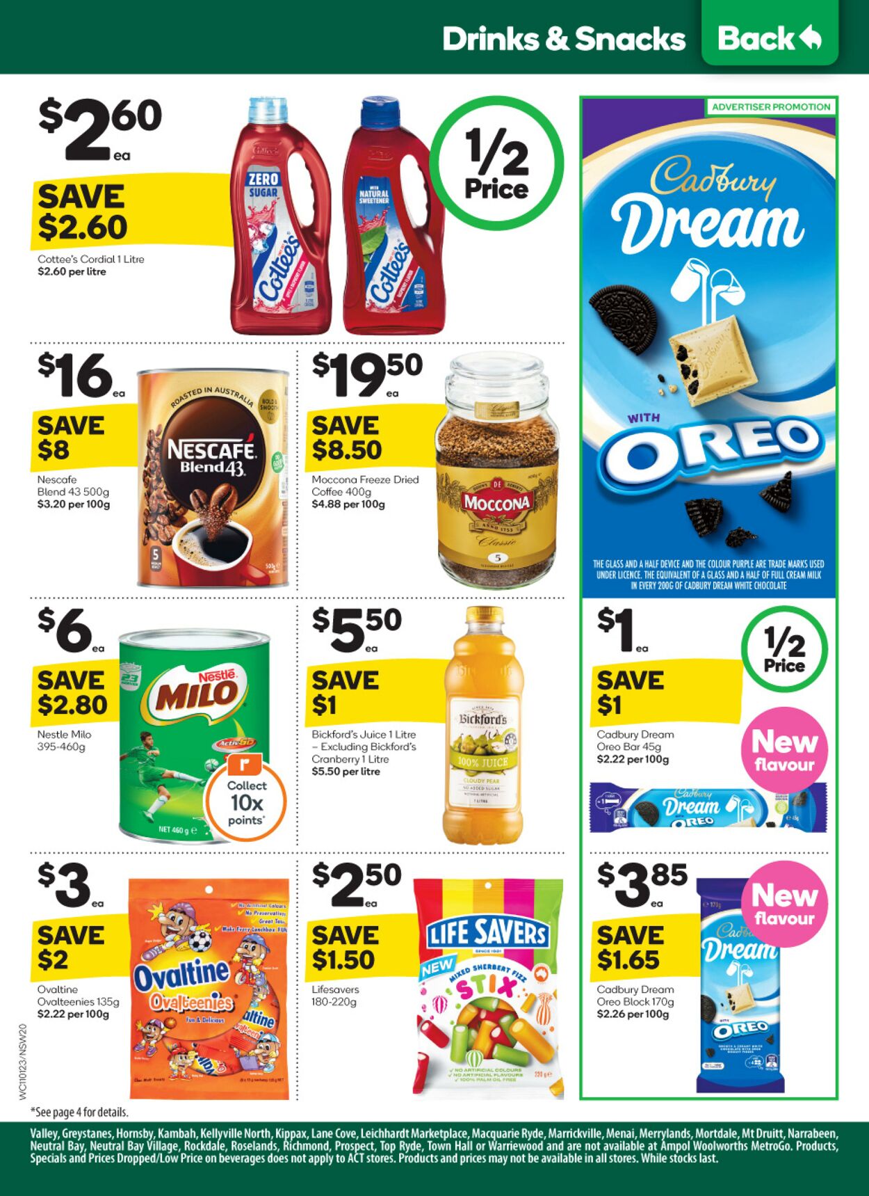 Catalogue Woolworths 11.01.2023 - 17.01.2023