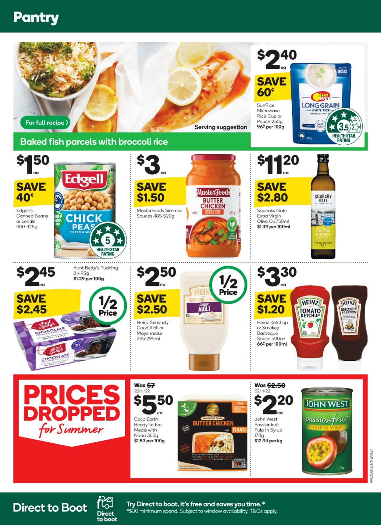 Catalogue Woolworths 18.01.2023 - 24.01.2023