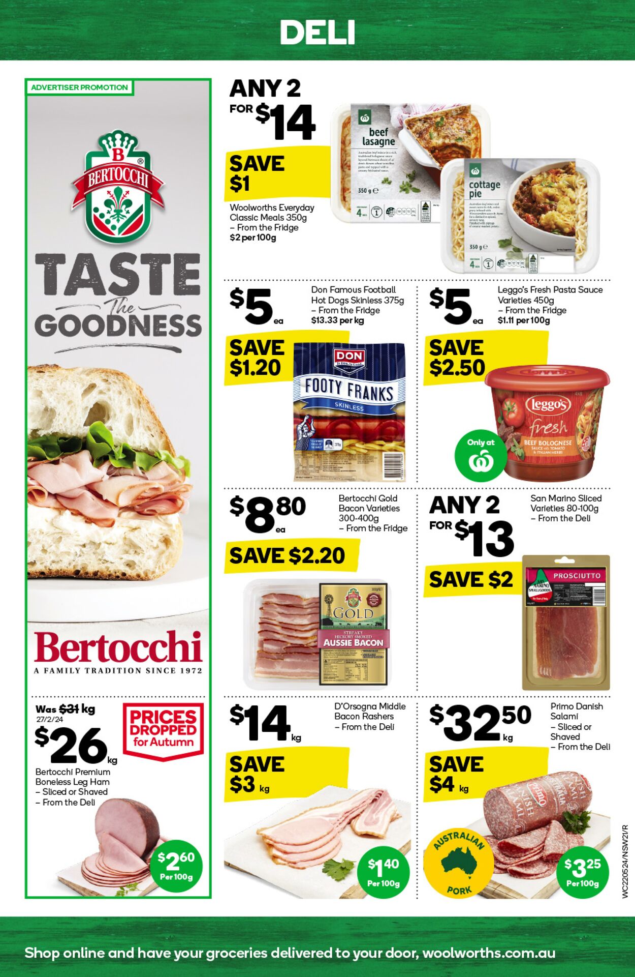 Catalogue Woolworths 22.05.2024 - 28.05.2024