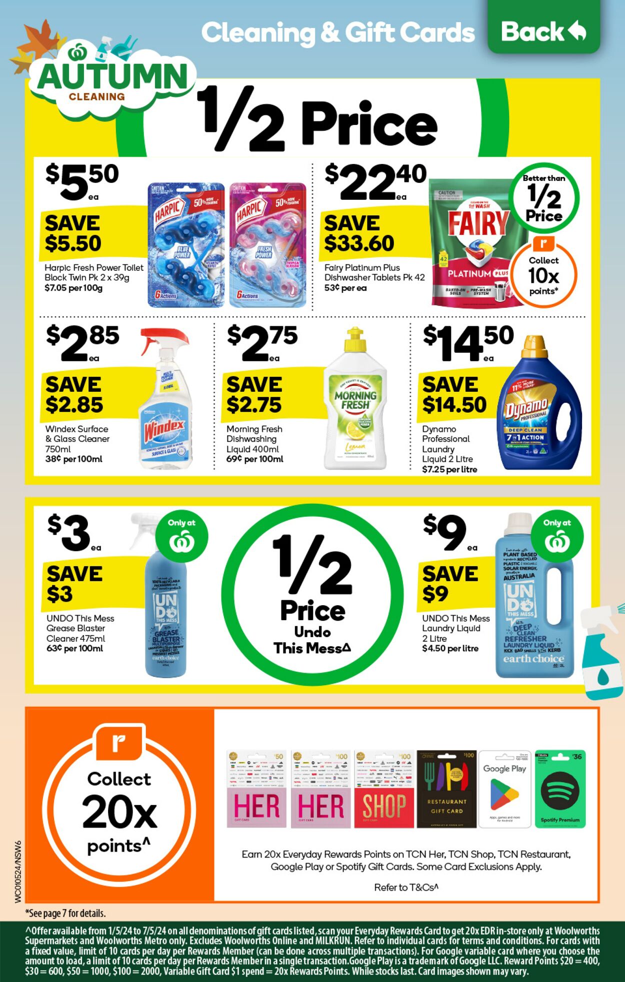 Catalogue Woolworths 01.05.2024 - 07.05.2024