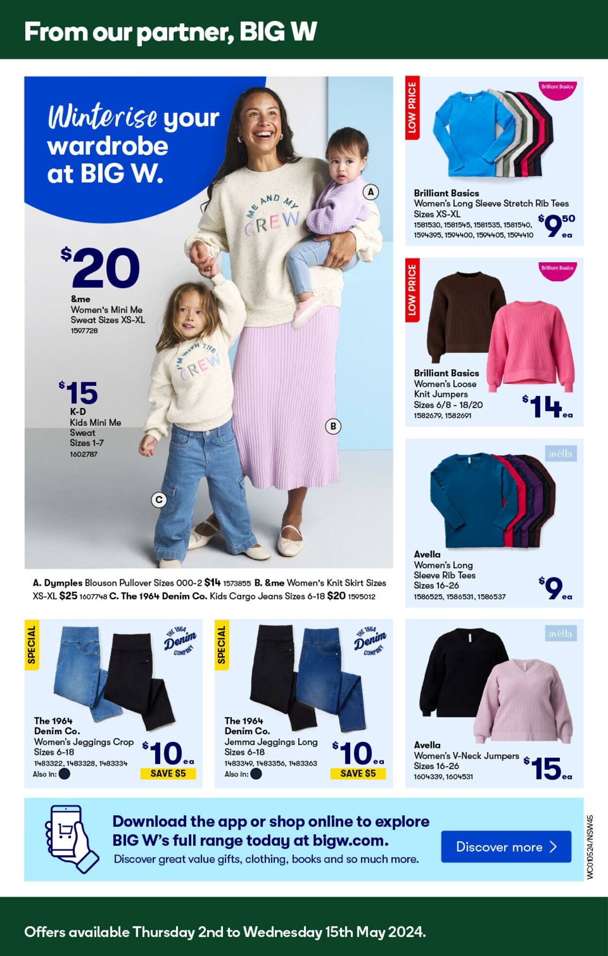 Catalogue Woolworths 01.05.2024 - 07.05.2024