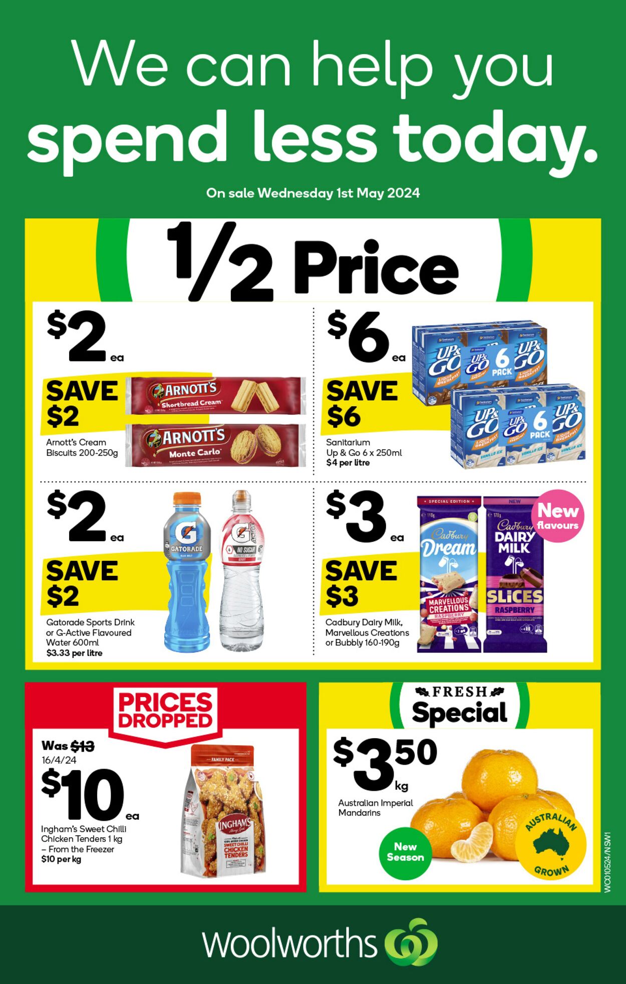 Catalogue Woolworths 01.05.2024 - 07.05.2024