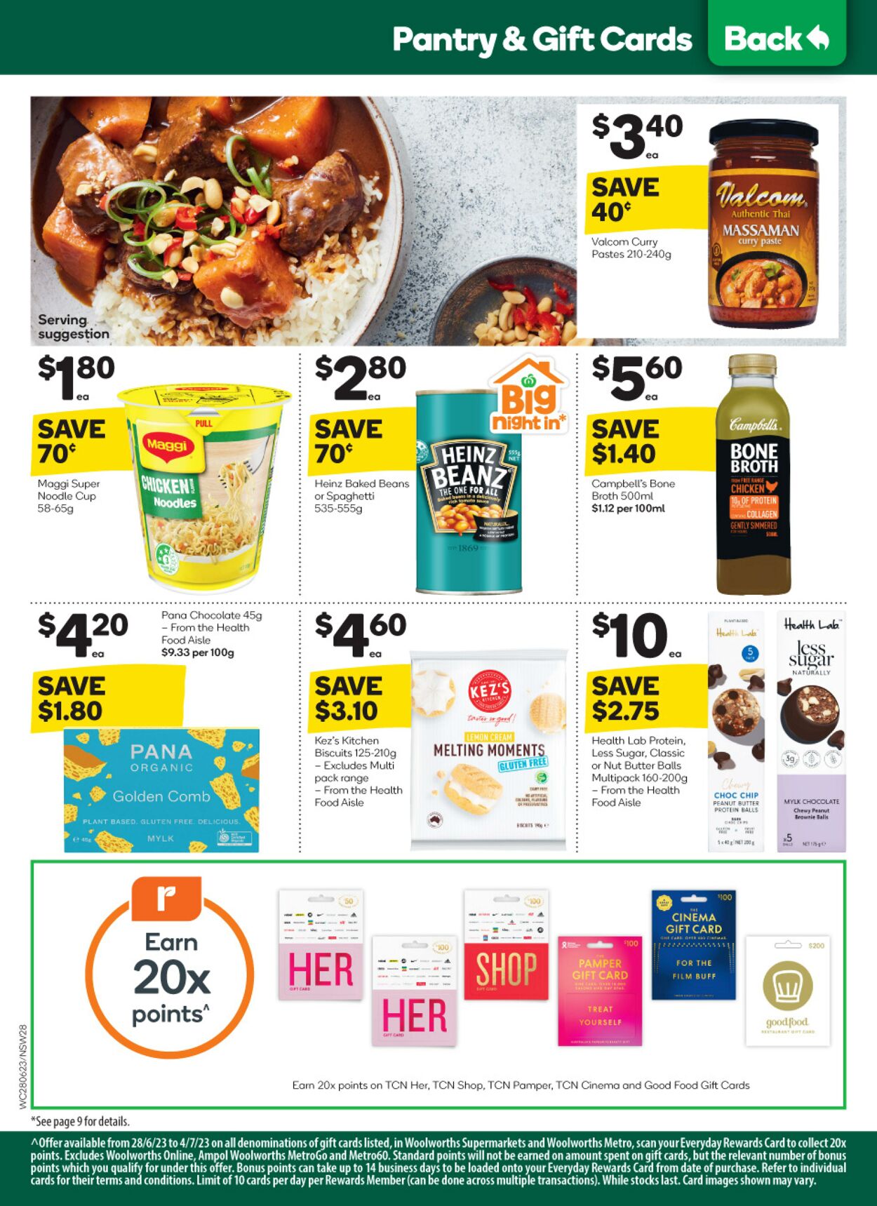 Catalogue Woolworths 28.06.2023 - 04.07.2023