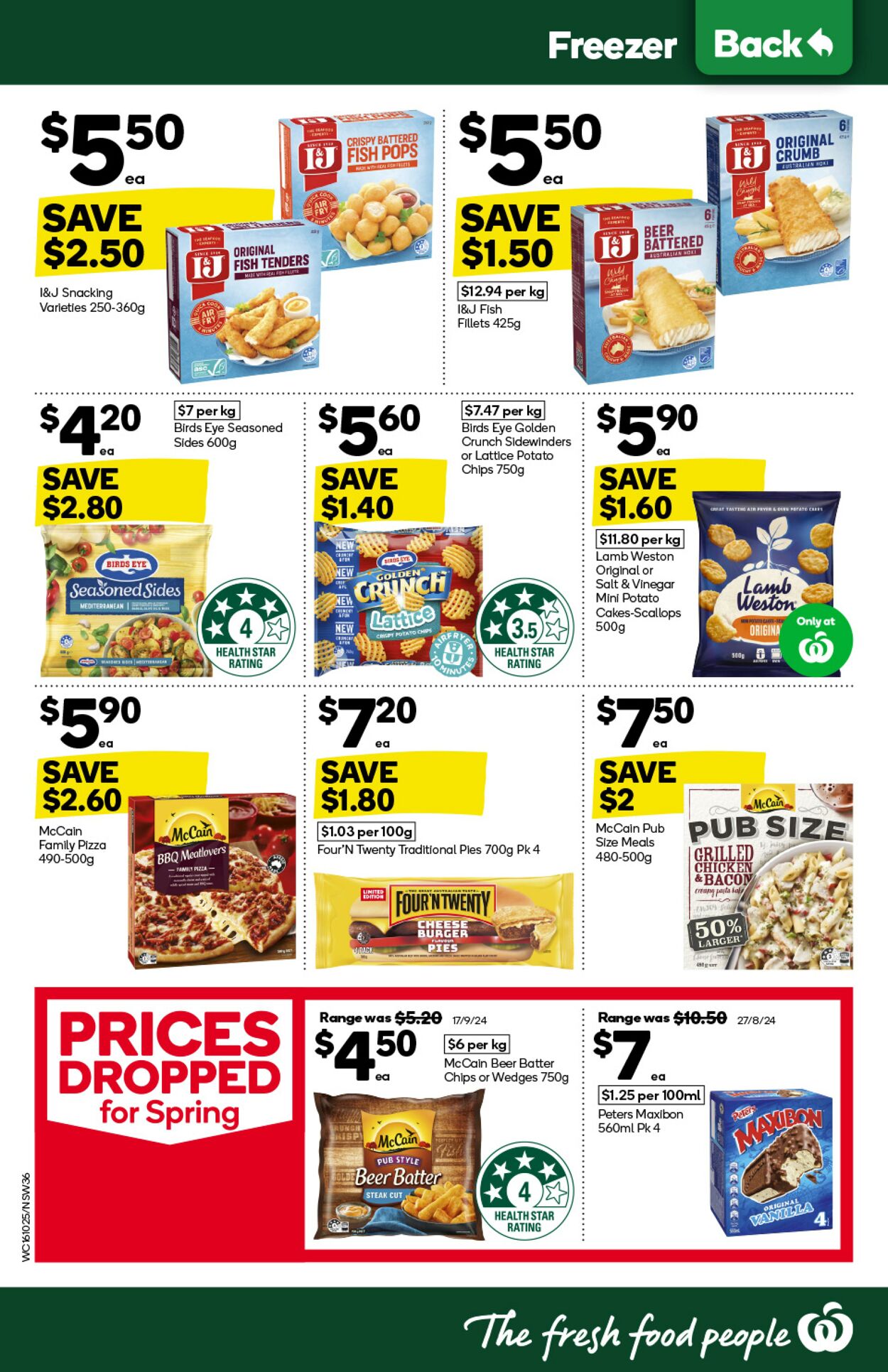 Catalogue Woolworths 16.10.2024 - 22.10.2024