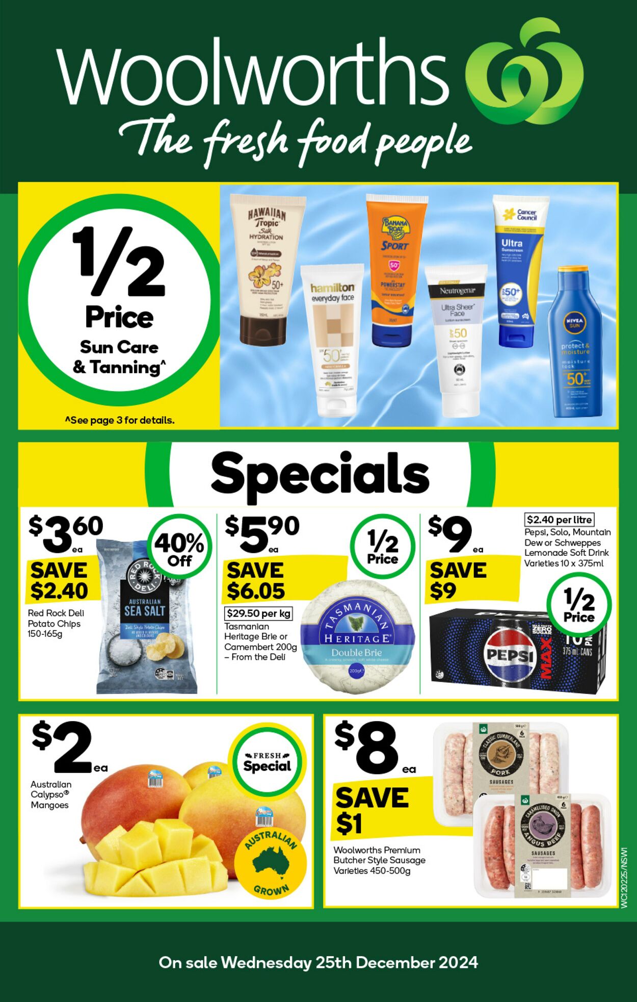 Catalogue Woolworths - Weekly Specials Catalogue NSW 25 Dec, 2024 - 31 Dec, 2024