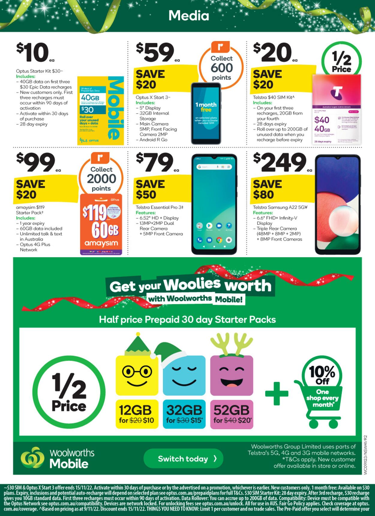 Catalogue Woolworths 09.11.2022 - 15.11.2022