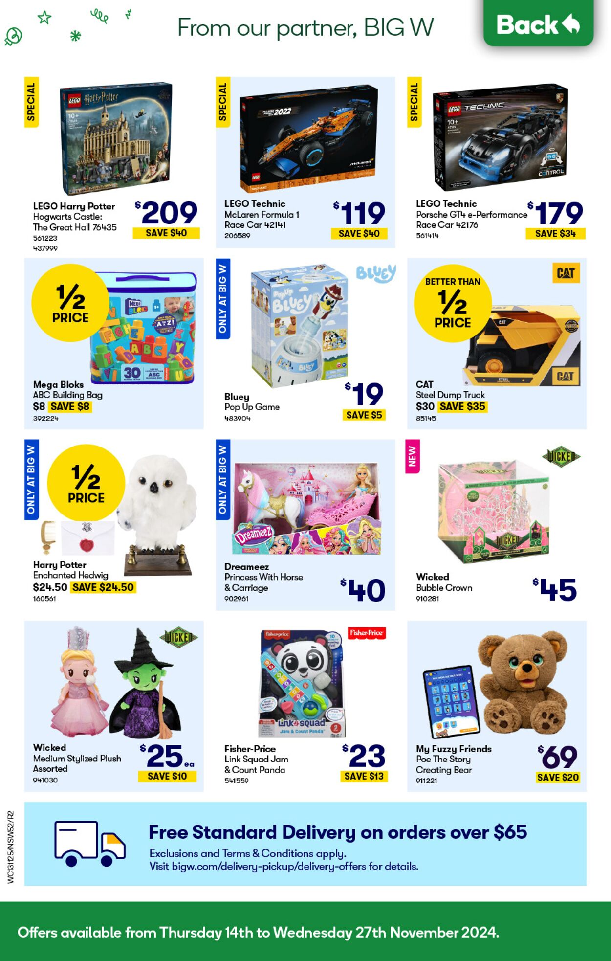 Catalogue Woolworths 13.11.2024 - 19.11.2024