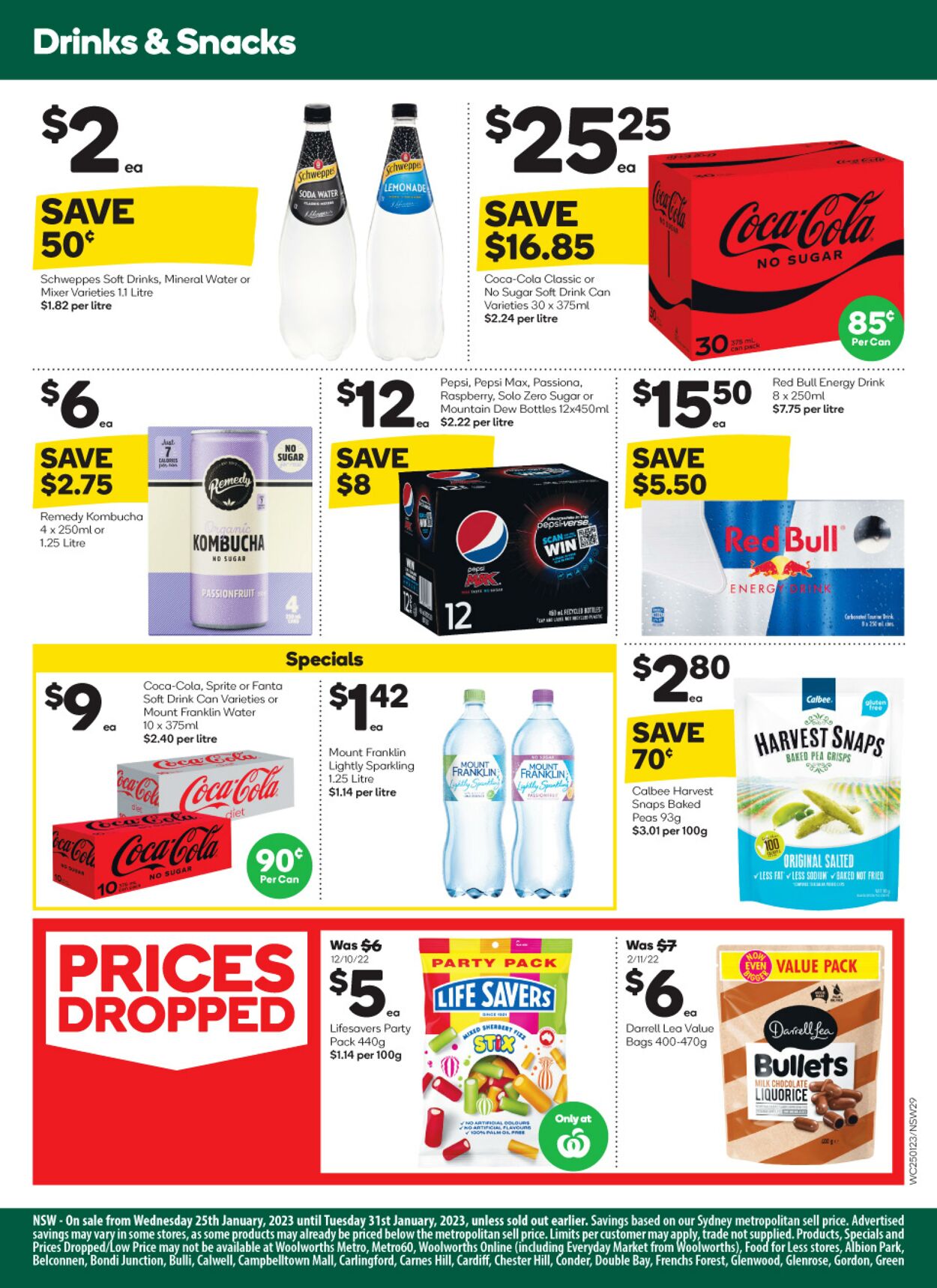 Catalogue Woolworths 25.01.2023 - 31.01.2023