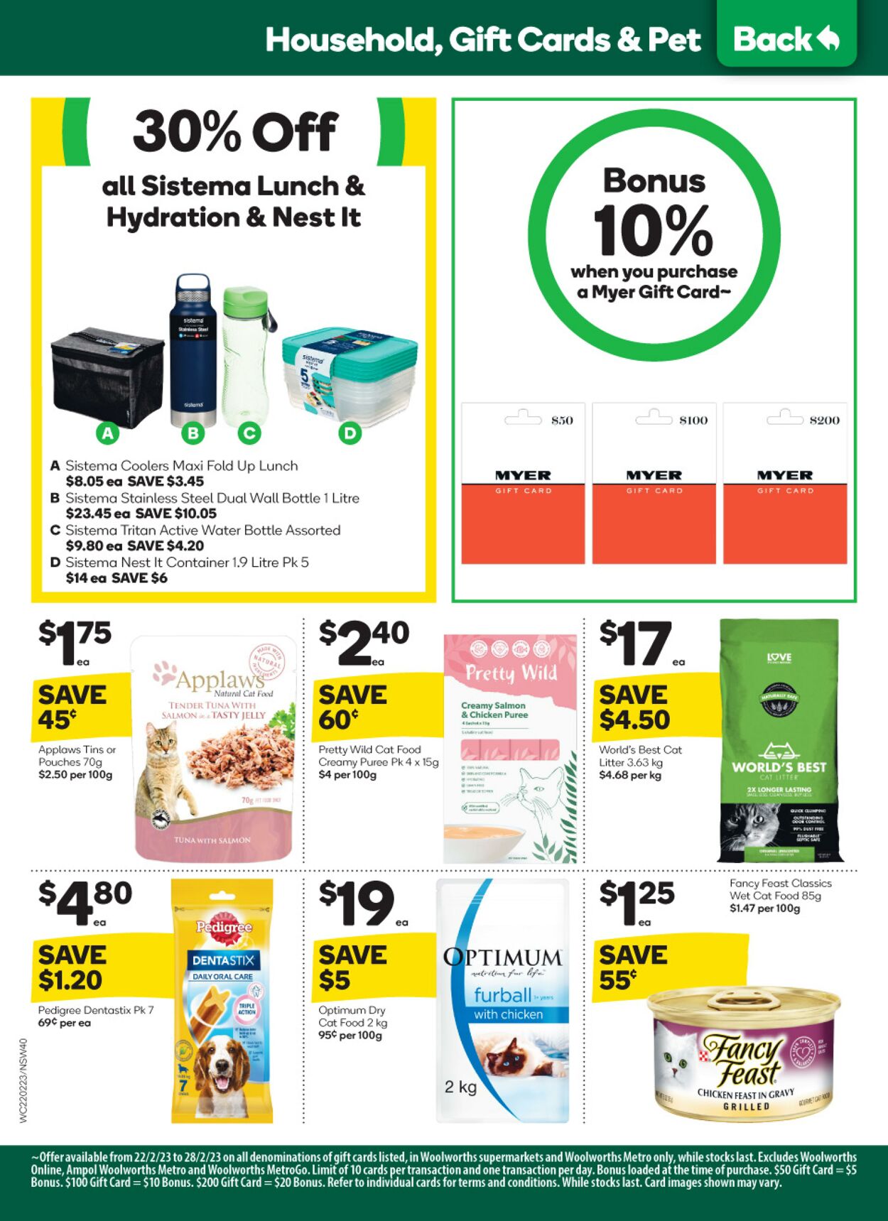 Catalogue Woolworths 22.02.2023 - 28.02.2023