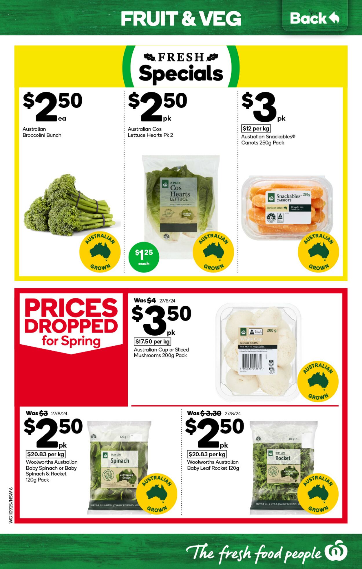 Catalogue Woolworths 11.09.2024 - 17.09.2024