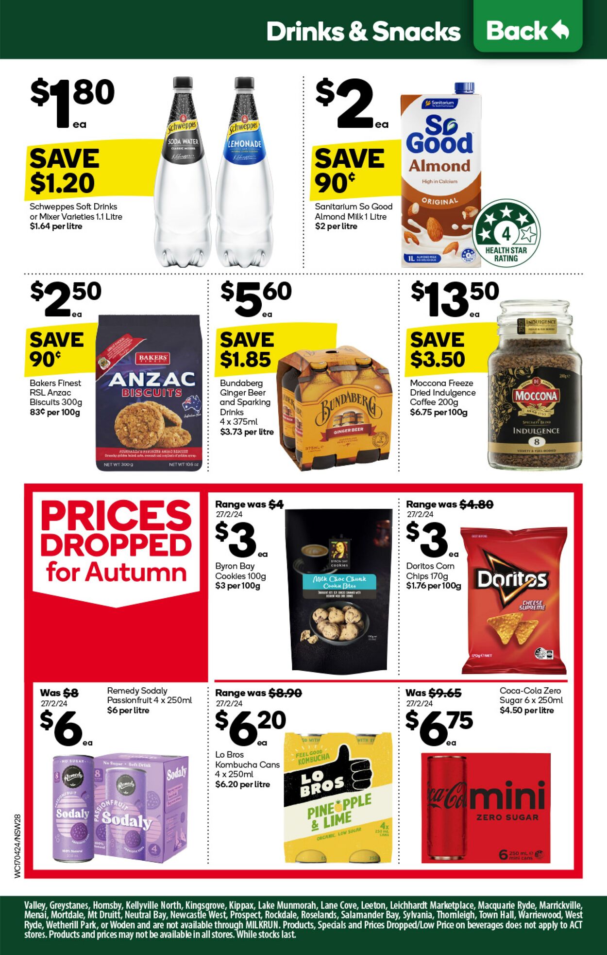 Catalogue Woolworths 17.04.2024 - 23.04.2024