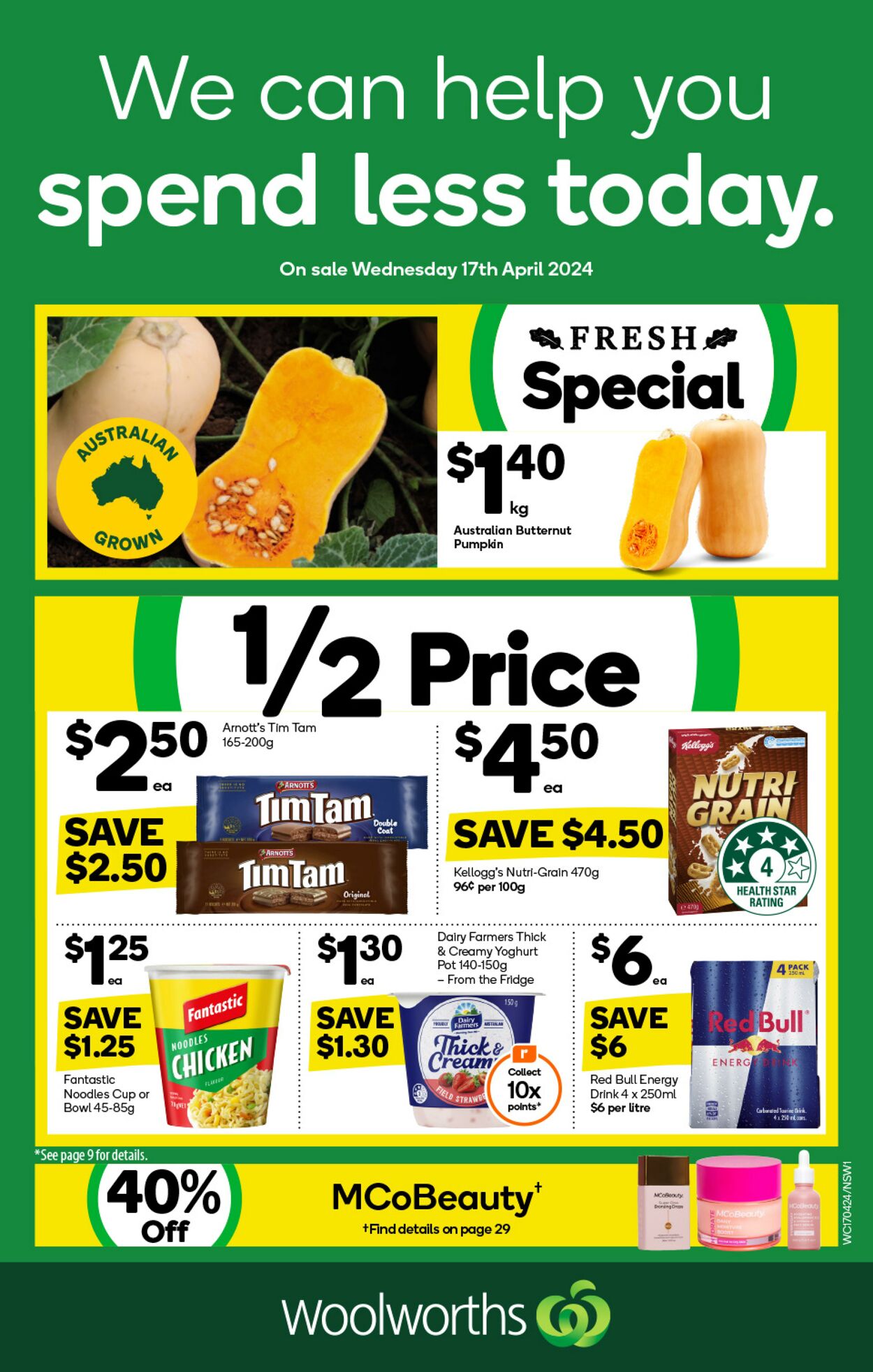 Catalogue Woolworths - Weekly Specials Catalogue NSW 17 Apr, 2024 - 23 Apr, 2024