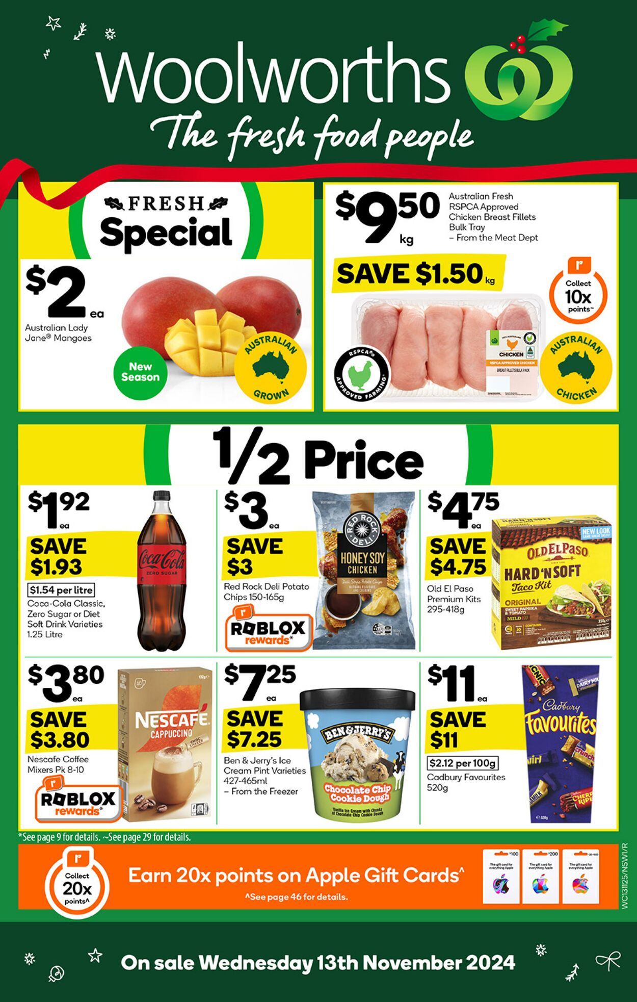 Catalogue Woolworths - Weekly Specials Catalogue NSW 13 Nov, 2024 - 19 Nov, 2024