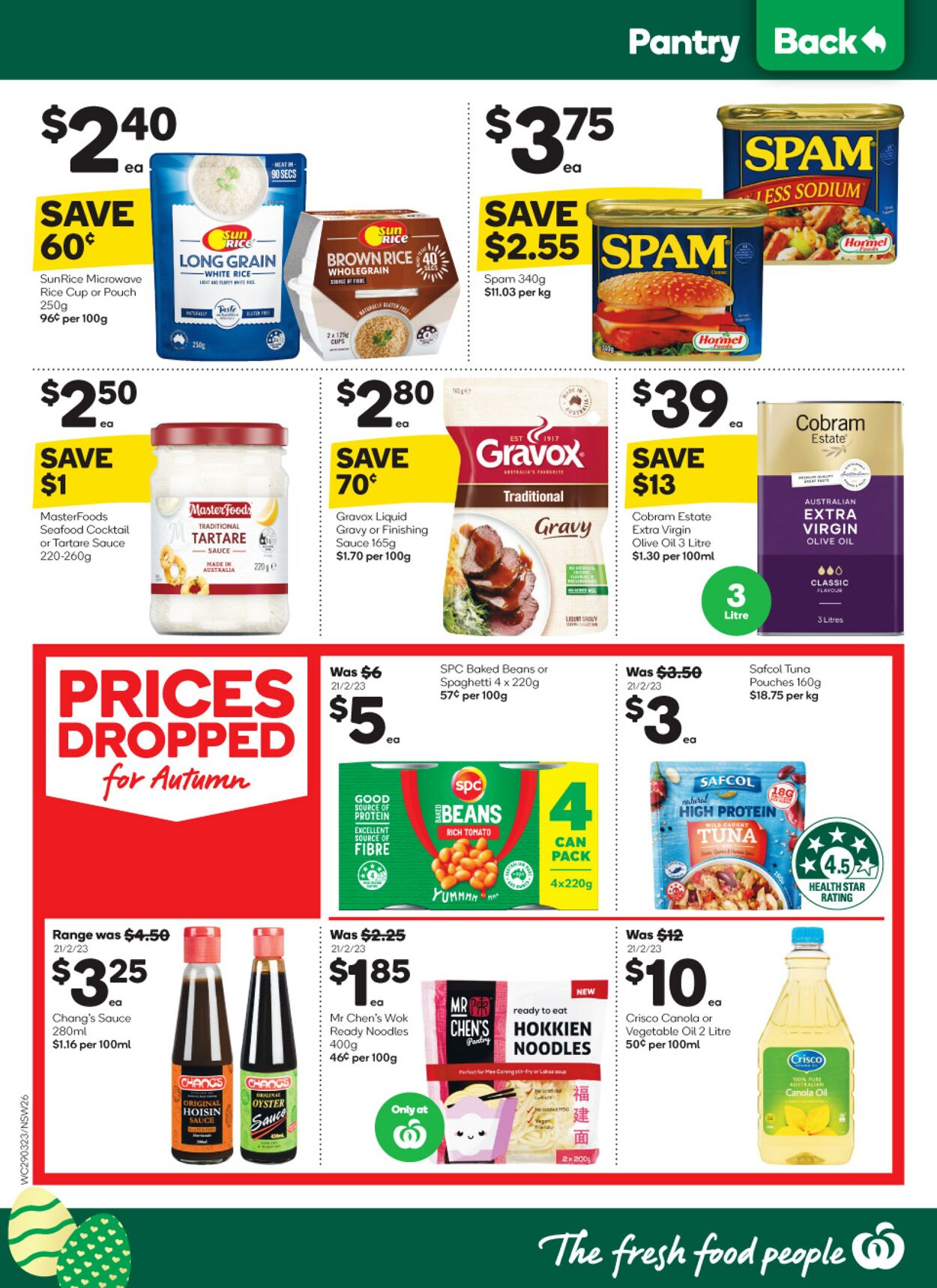 Catalogue Woolworths 29.03.2023 - 04.04.2023