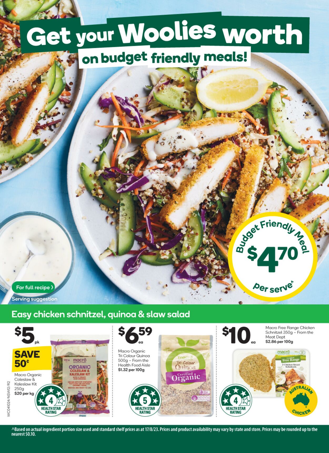 Catalogue Woolworths 04.10.2023 - 10.10.2023