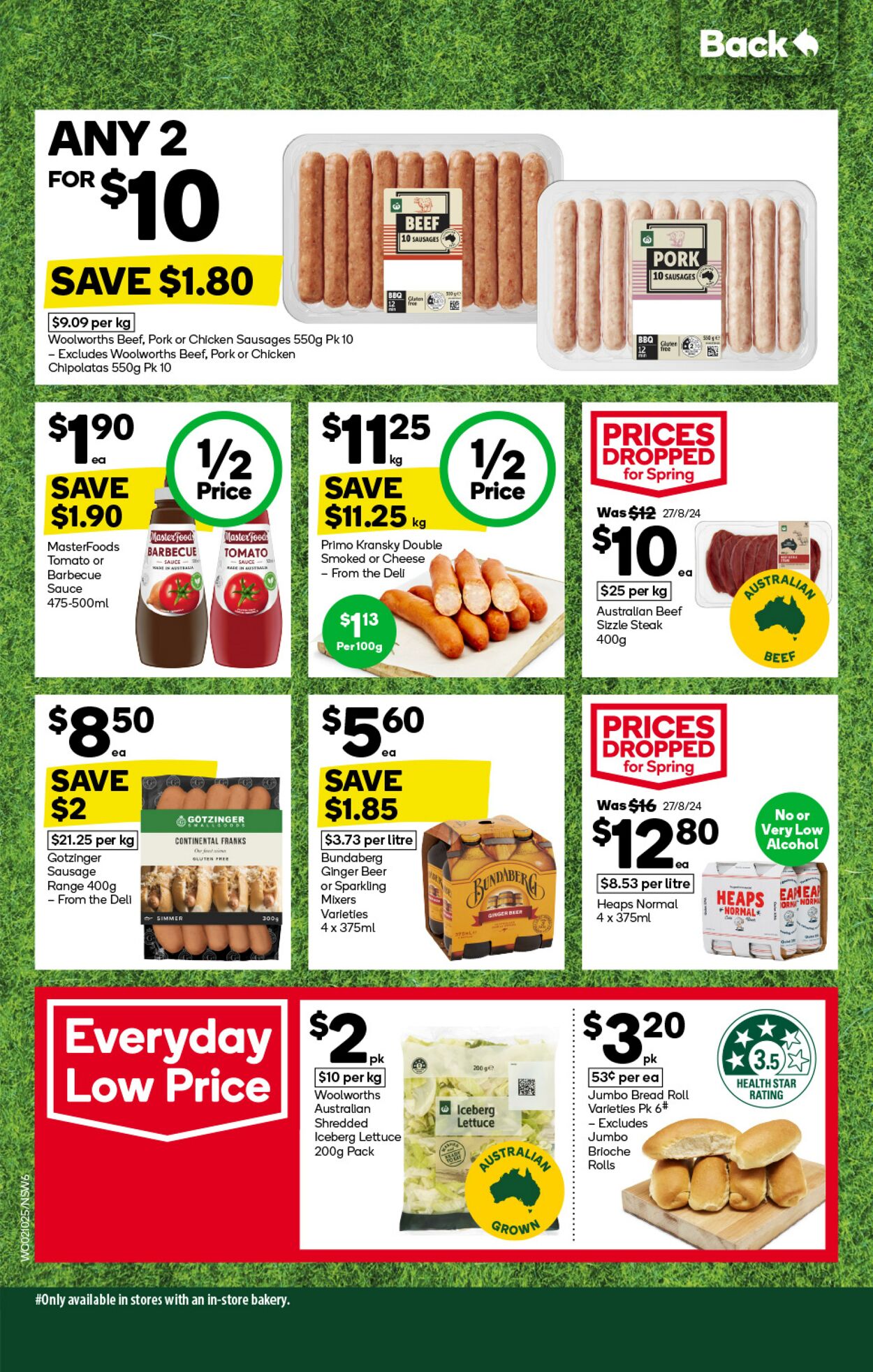 Catalogue Woolworths 02.10.2024 - 08.10.2024