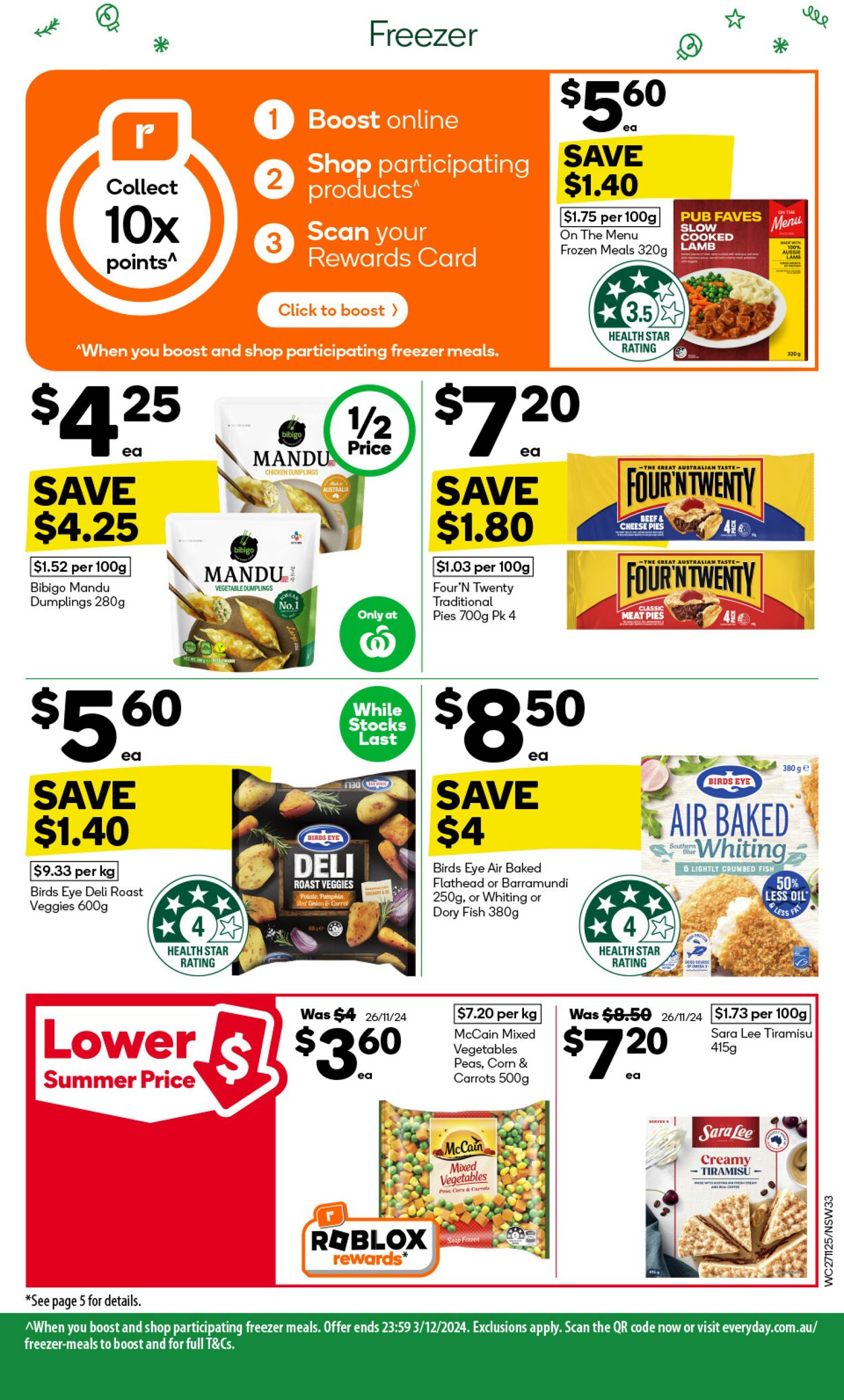 Catalogue Woolworths 27.11.2024 - 03.12.2024