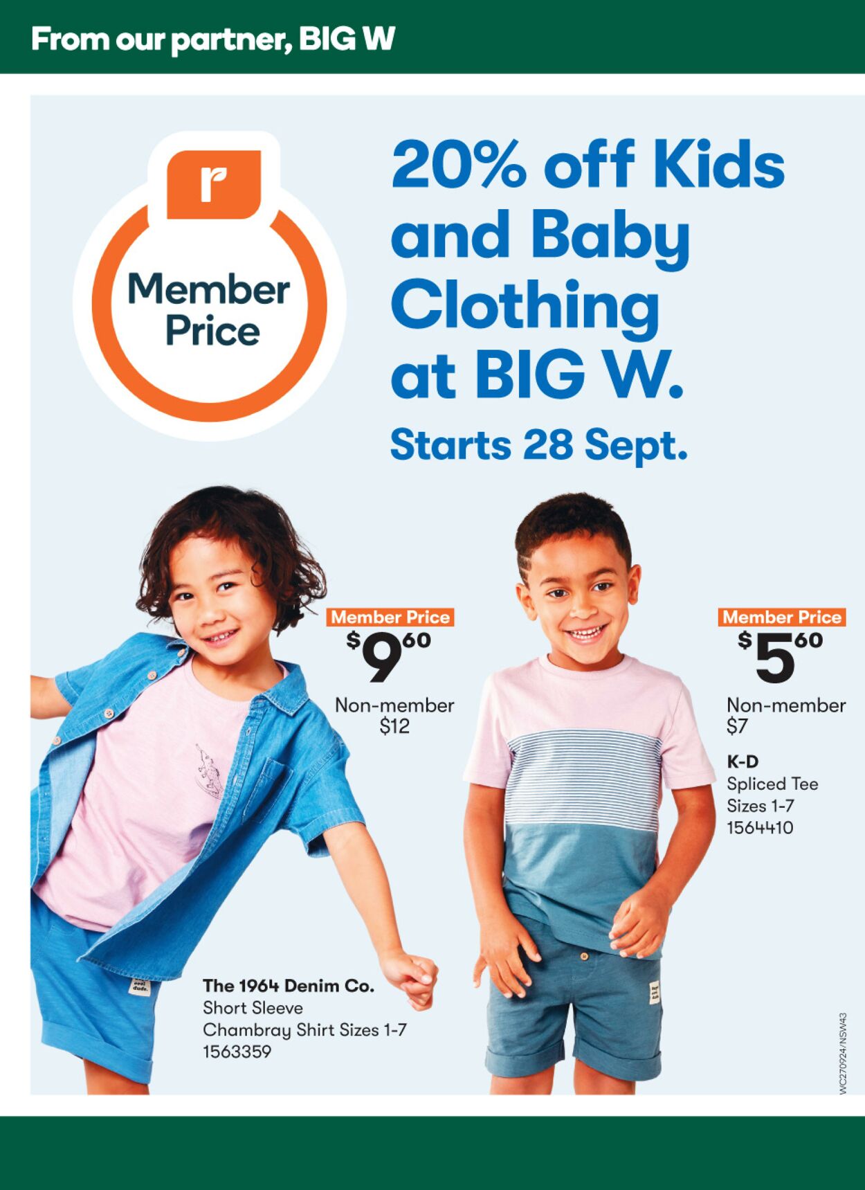 Catalogue Woolworths 27.09.2023 - 03.10.2023