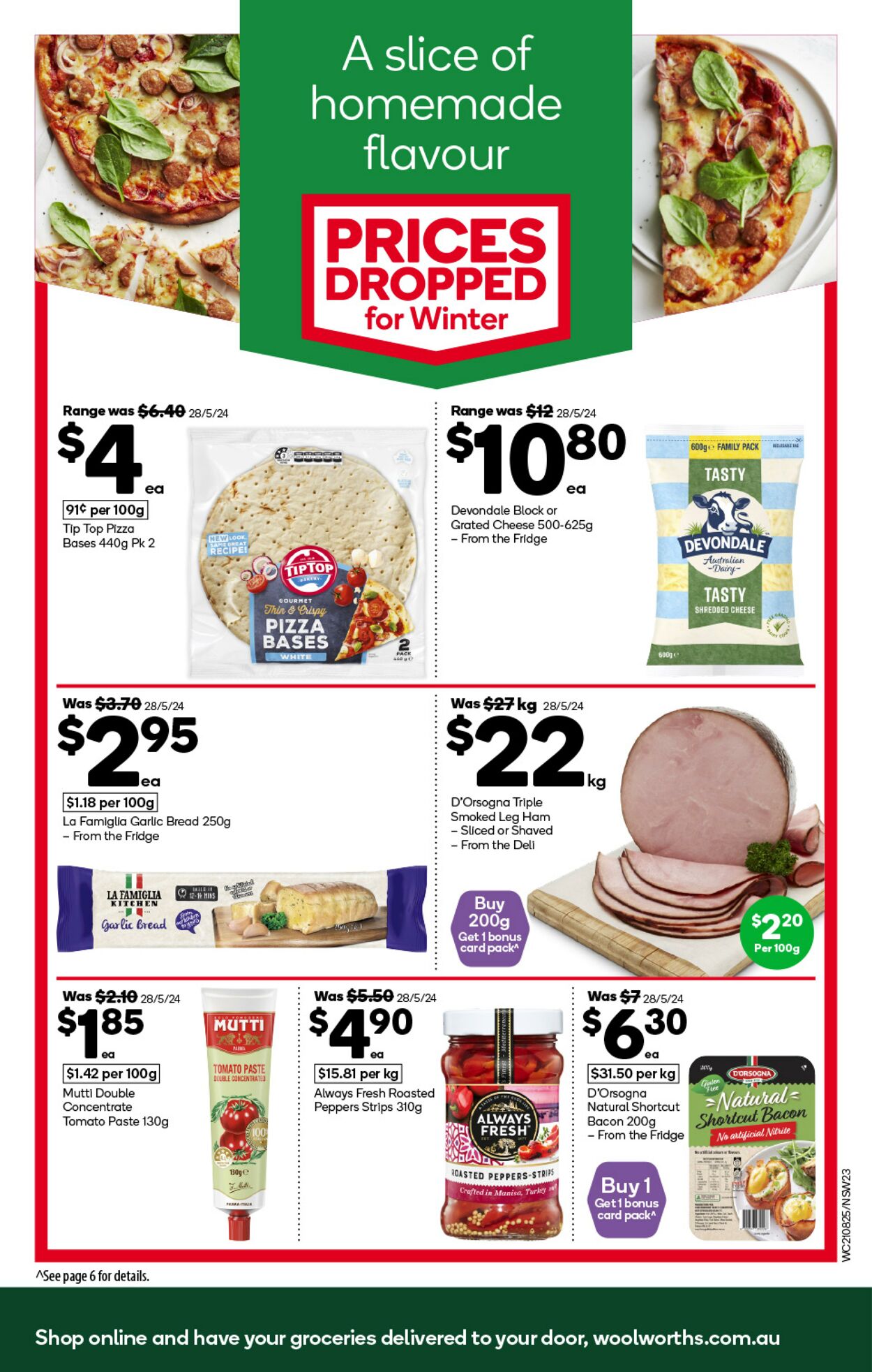 Catalogue Woolworths 21.08.2024 - 27.08.2024