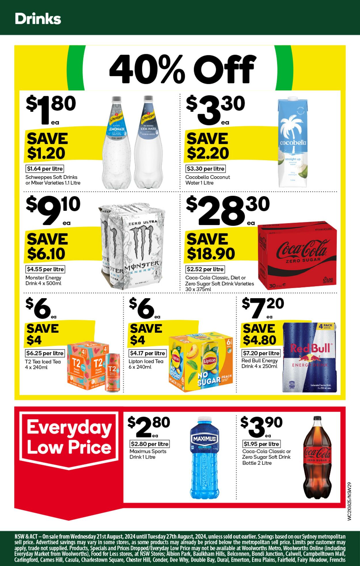 Catalogue Woolworths 21.08.2024 - 27.08.2024