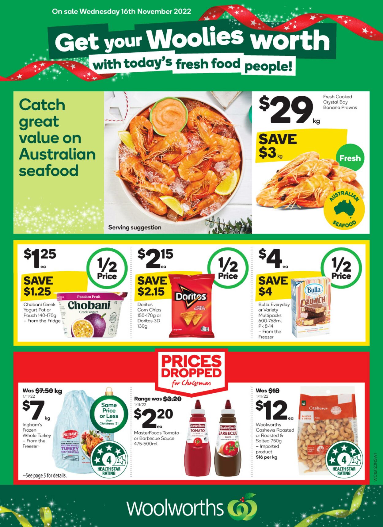 Catalogue Woolworths 16.11.2022-22.11.2022