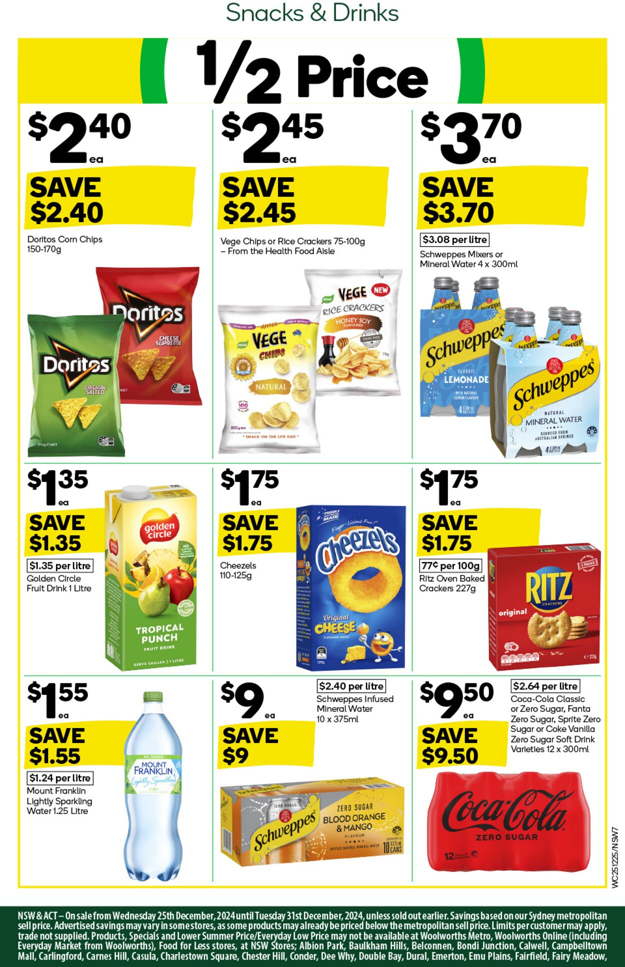 Catalogue Woolworths 25.12.2024 - 31.12.2024