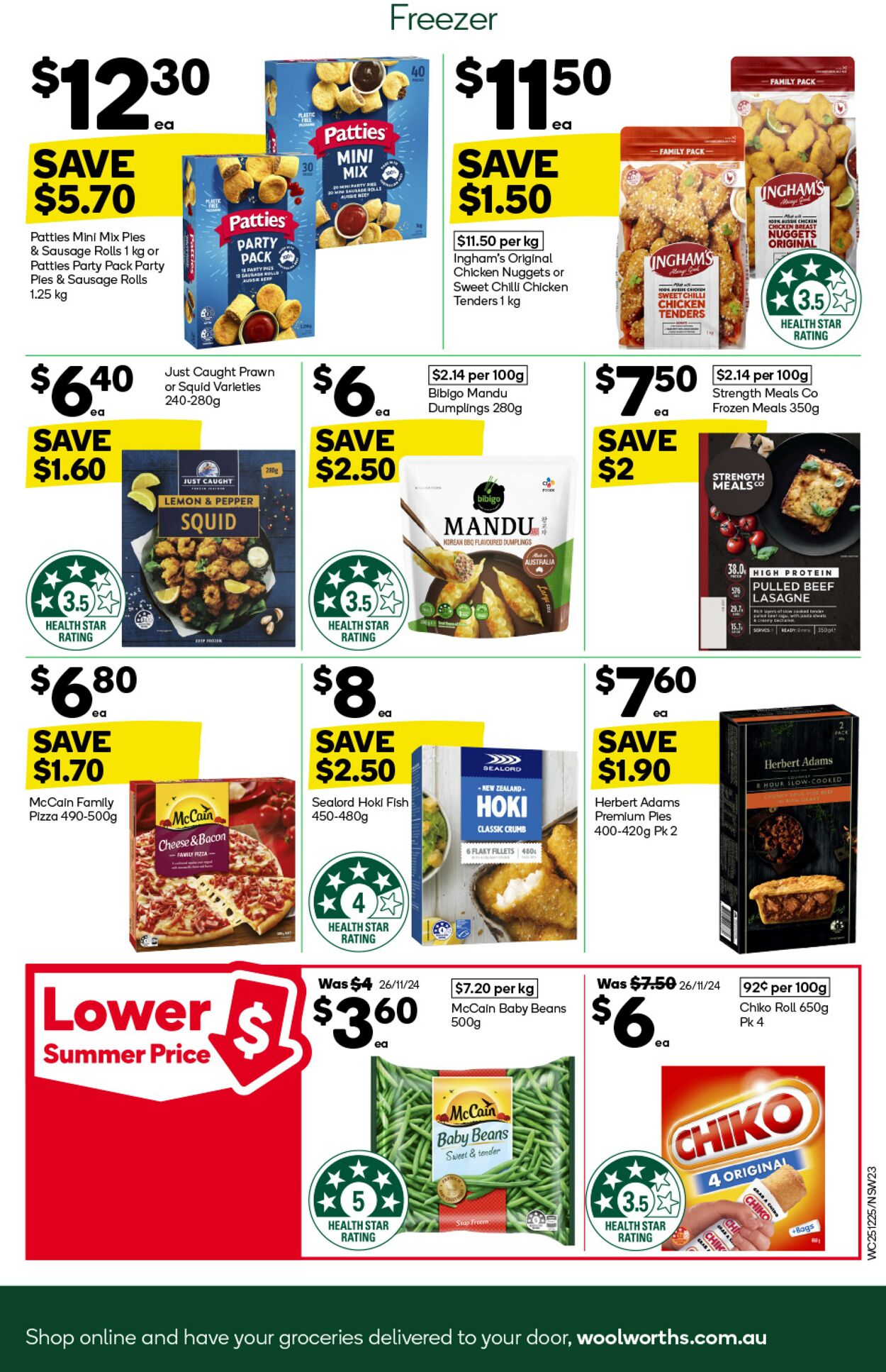 Catalogue Woolworths 25.12.2024 - 31.12.2024