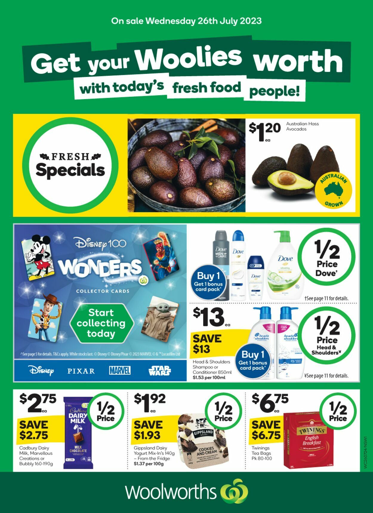 Catalogue Woolworths 26.07.2023 - 01.08.2023