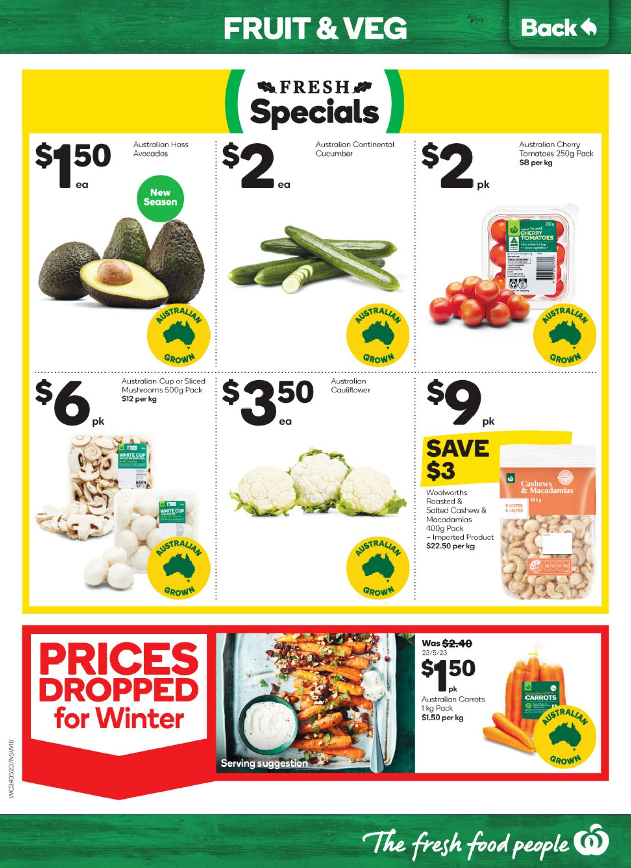 Catalogue Woolworths 24.05.2023 - 30.05.2023